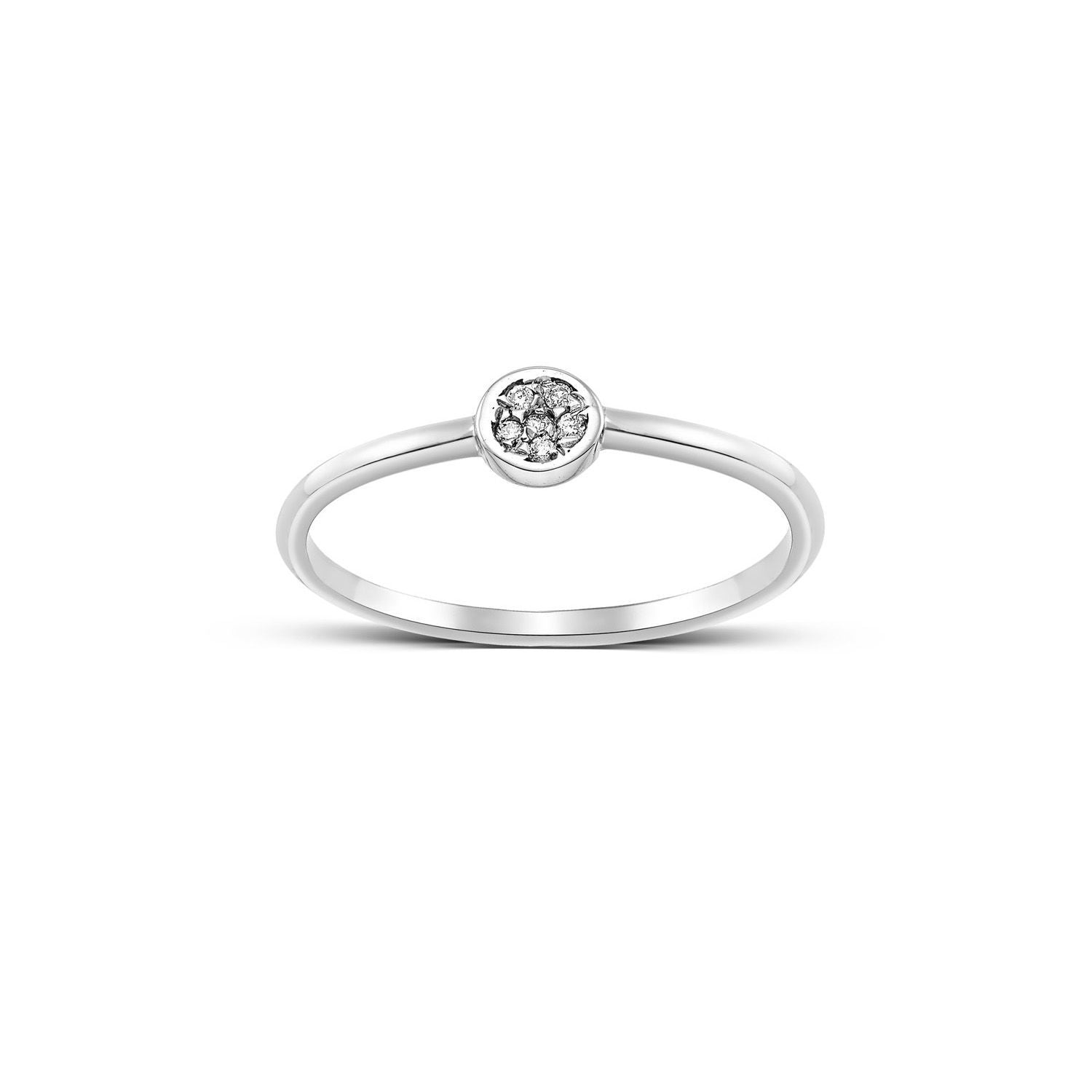 Δαχτυλίδι Diamonds από λευκό χρυσό 18K με διαμάντια μπριγιάν Εικόνα 1