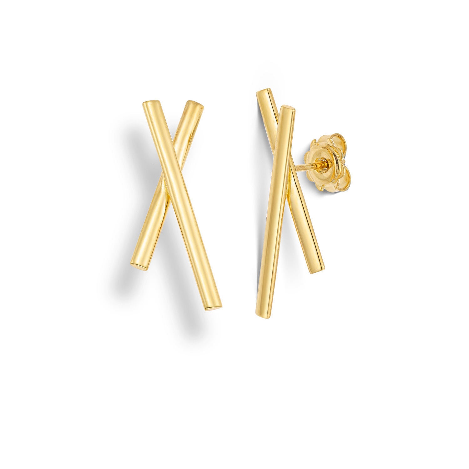 Σκουλαρίκια Aurum από χρυσό 18K Εικόνα 1