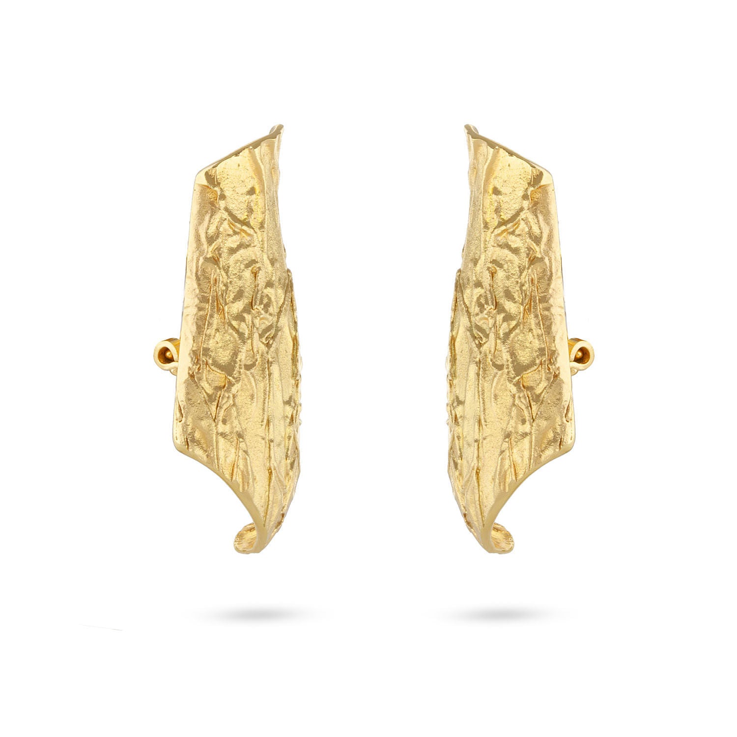 Σκουλαρίκια Gaia Gold από χρυσό 18Κ Εικόνα 2