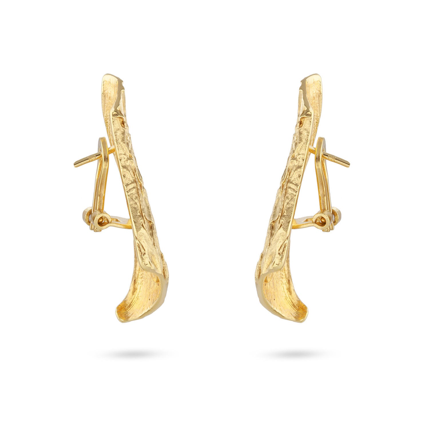 Σκουλαρίκια Gaia Gold από χρυσό 18Κ Εικόνα 3