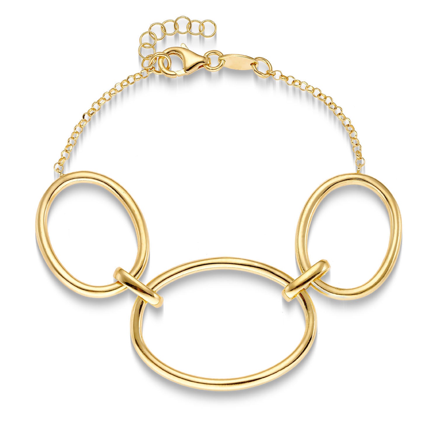 Βραχιόλι Reflections από επιχρυσωμένο ασήμι 925° Εικόνα 1