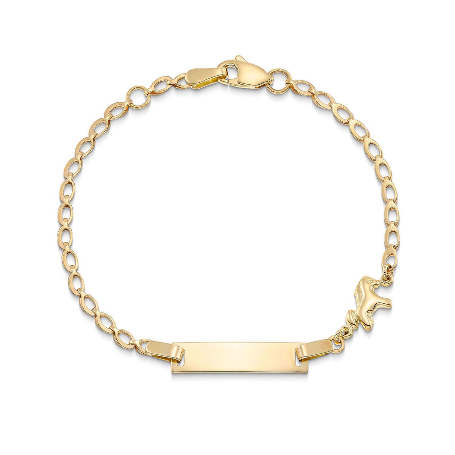 Παιδικό βραχιόλι-ταυτότητα Symbols Αλογάκι από χρυσό 14K Εικόνα 1