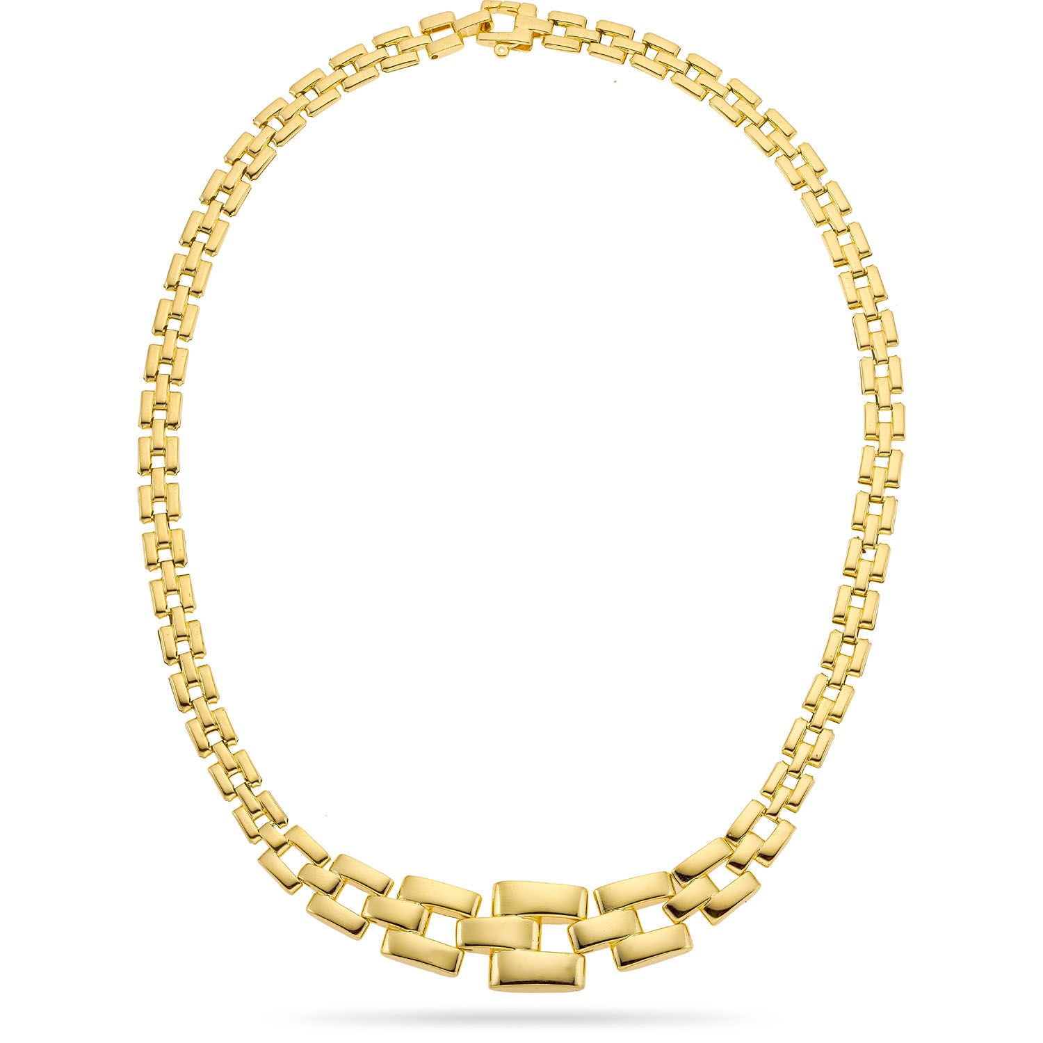 Κολιέ Skin από επιχρυσωμένο ασήμι 925° Εικόνα 1