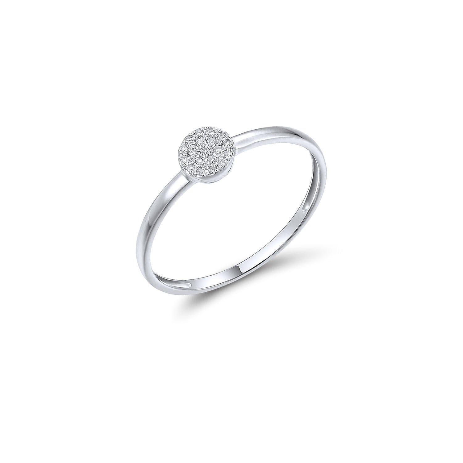 Δαχτυλίδι Diamonds από λευκό χρυσό 18K με διαμάντια μπριγιάν Εικόνα 1