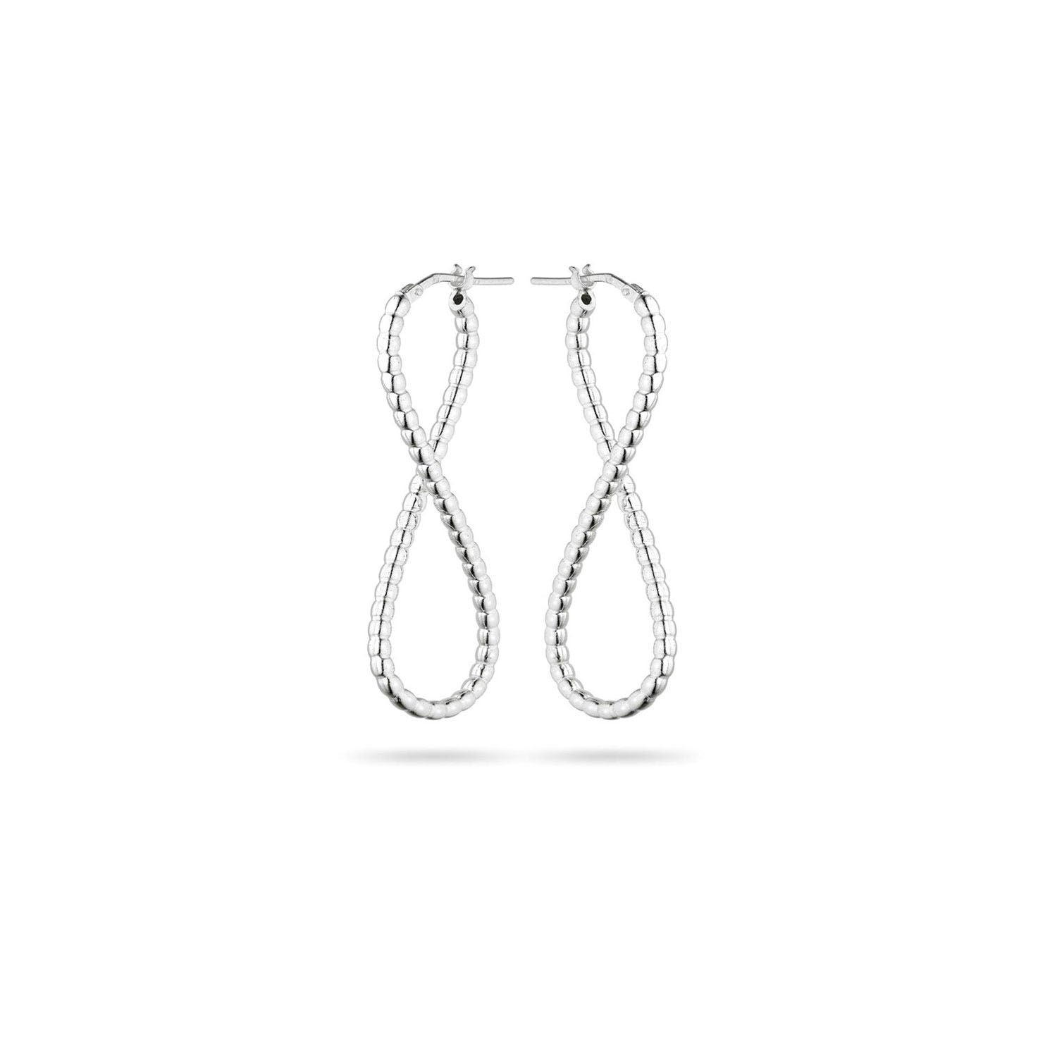 Σκουλαρίκια κρίκοι Reflections από ασήμι 925° Εικόνα 1