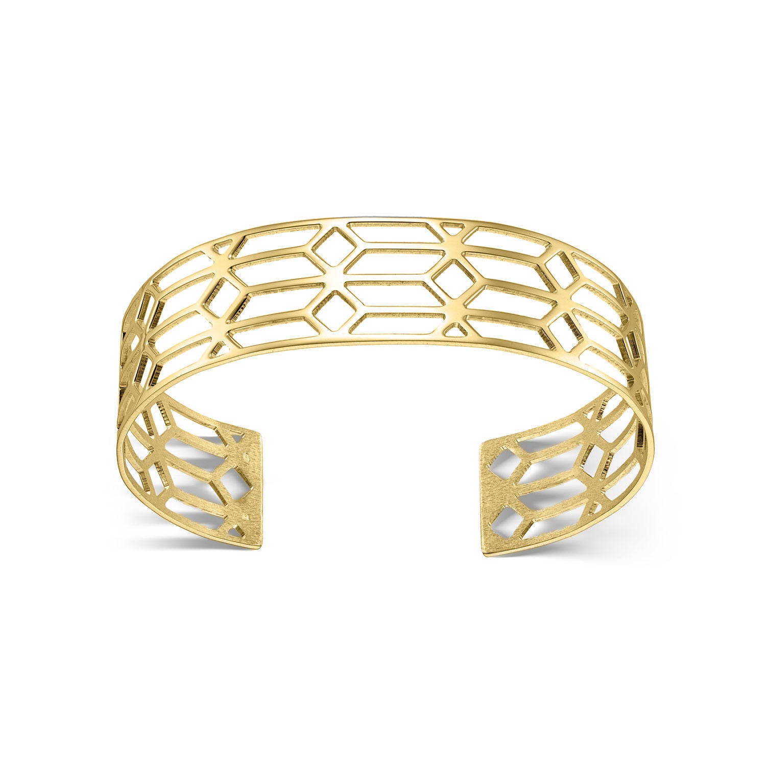 Βραχιόλι Arabesque σταθερό από επιχρυσωμένο ασήμι 925° Εικόνα 1