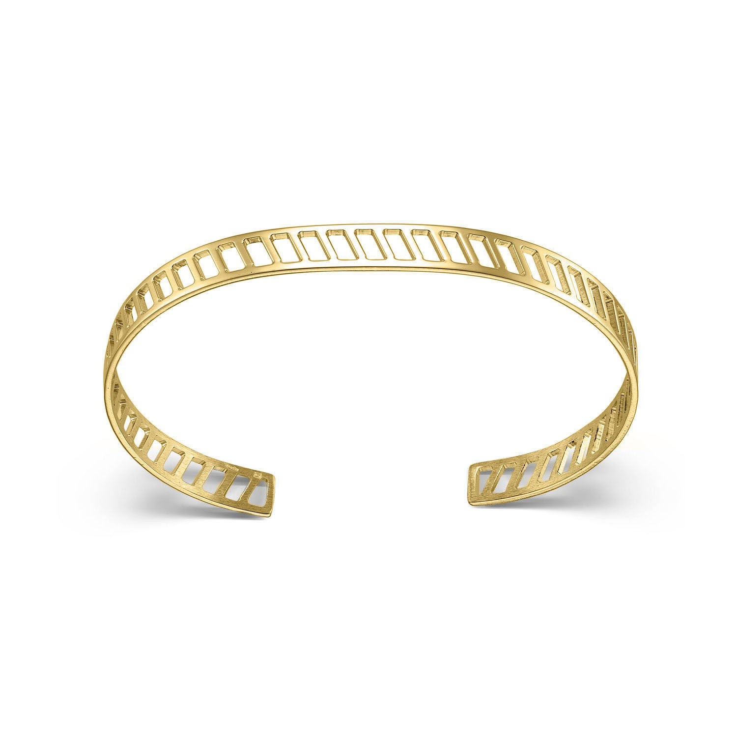 Βραχιόλι Arabesque σταθερό από επιχρυσωμένο ασήμι 925° Εικόνα 1