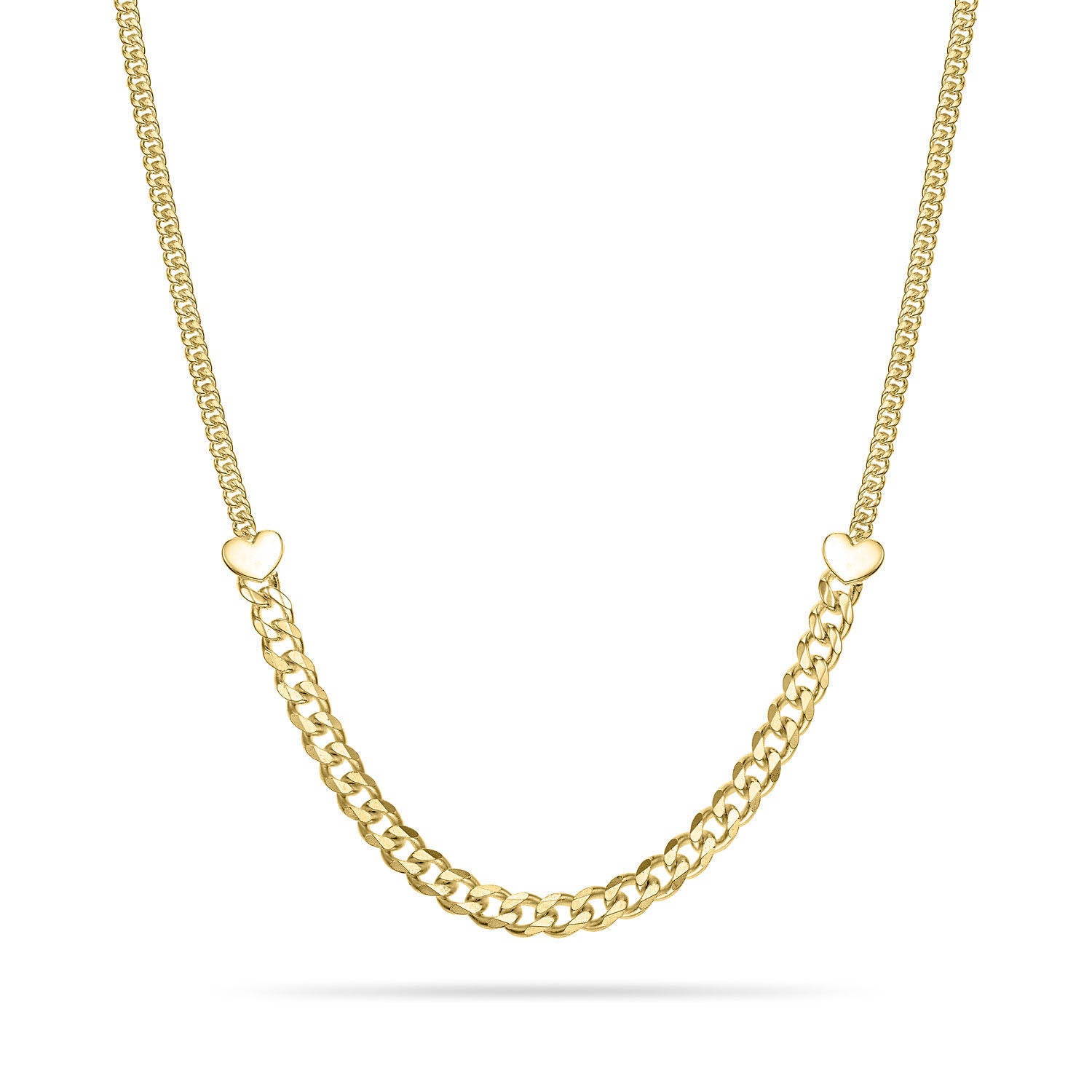 Κολιέ Skin από επιχρυσωμένο ασήμι 925° Εικόνα 1