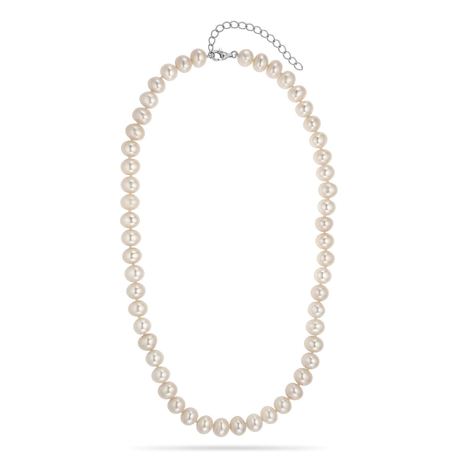Κολιέ Pearls από λευκό χρυσό 14K με freshwater pearls Εικόνα 1