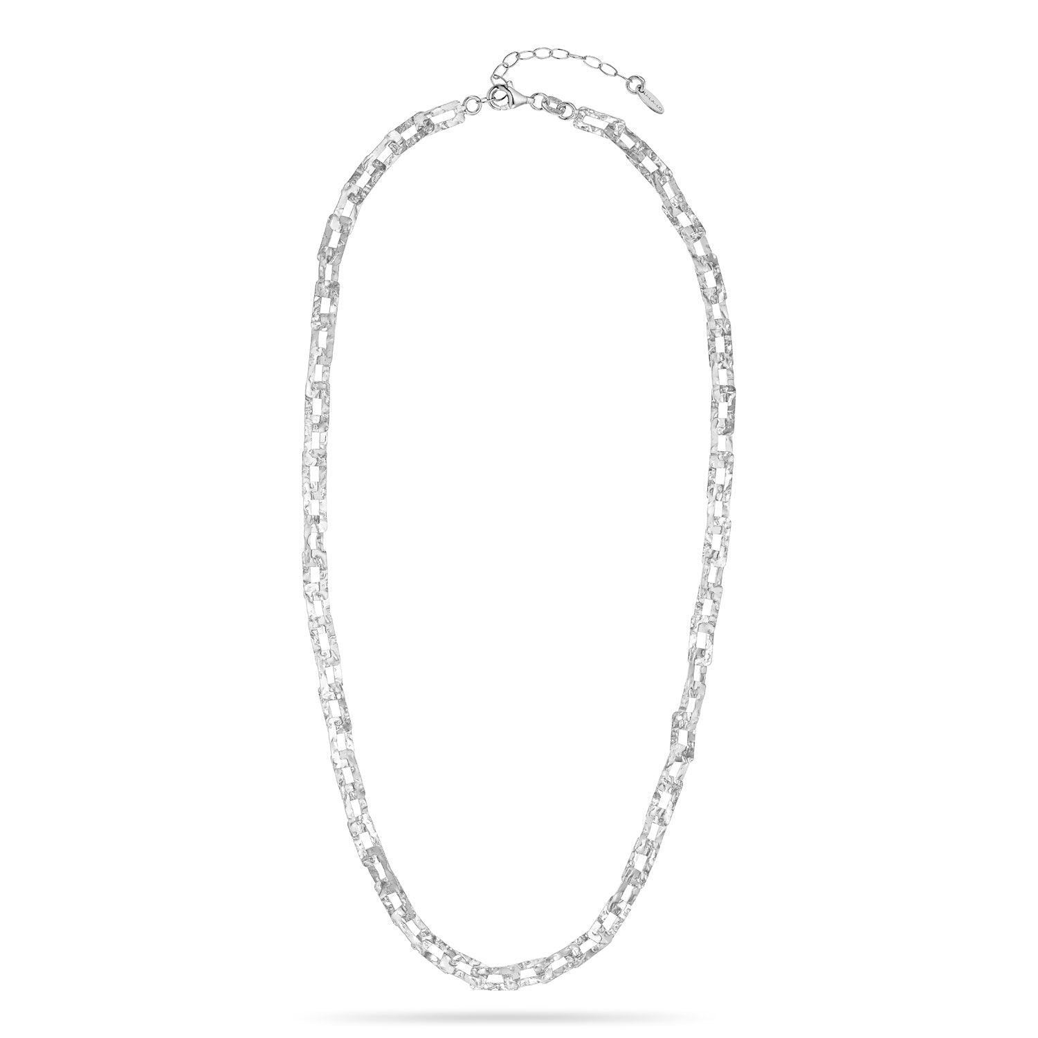 Κολιέ Skin από επιροδιωμένο ασήμι 925° Εικόνα 1