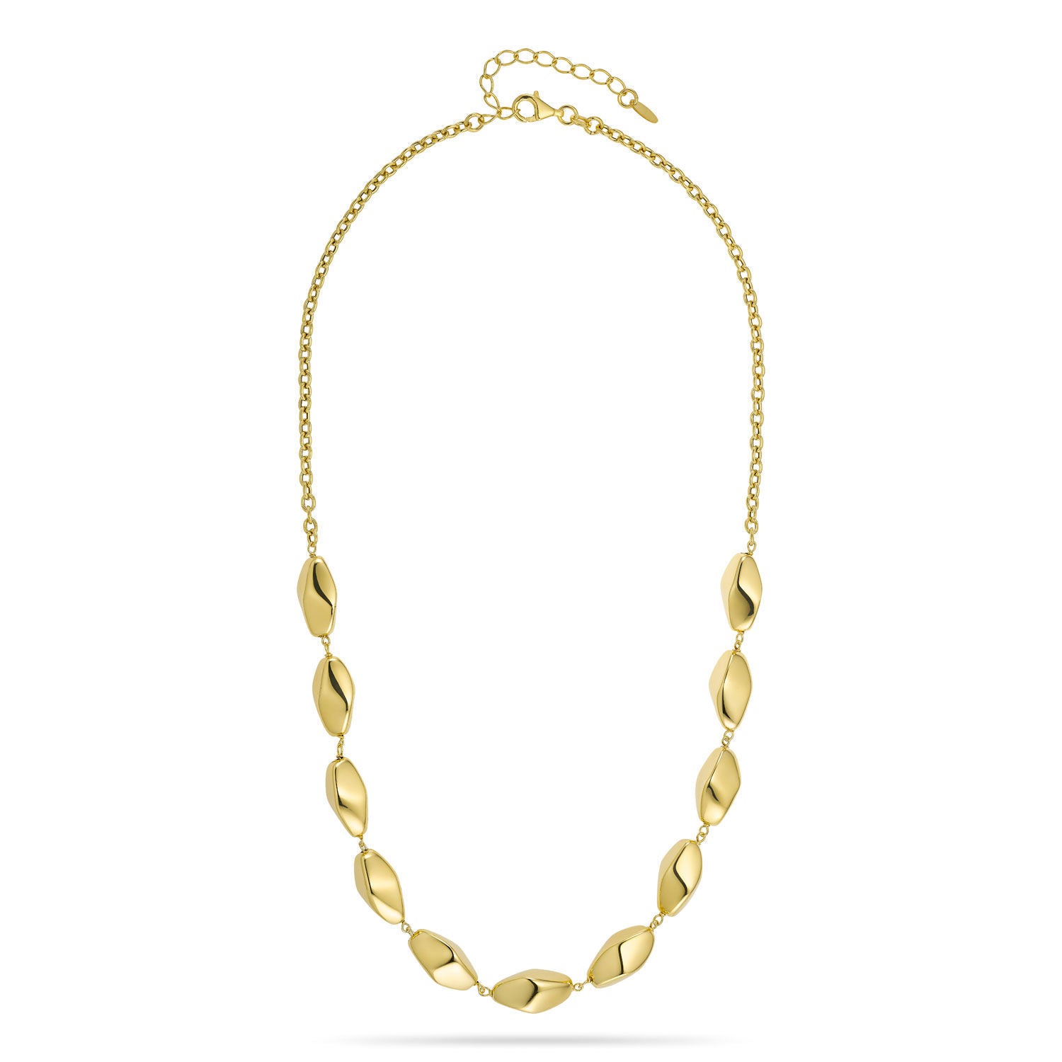 Κολιέ Reflections από επιχρυσωμένο ασήμι 925° Εικόνα 1