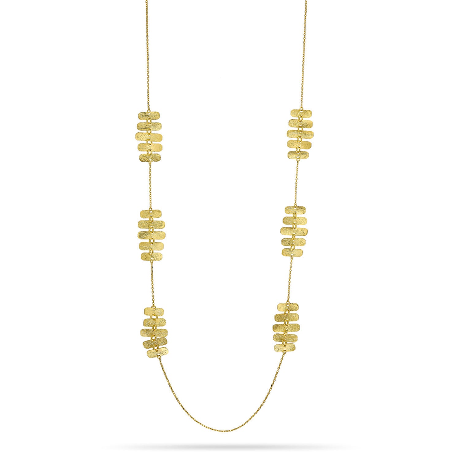 Κολιέ Terra από επιχρυσωμένο ασήμι 925° Εικόνα 1