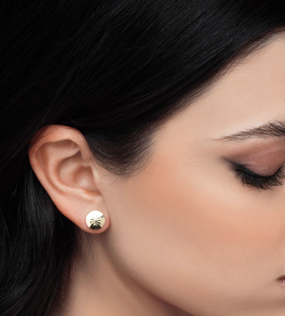 Σκουλαρίκια Aurum από χρυσό 18K Εικόνα 2