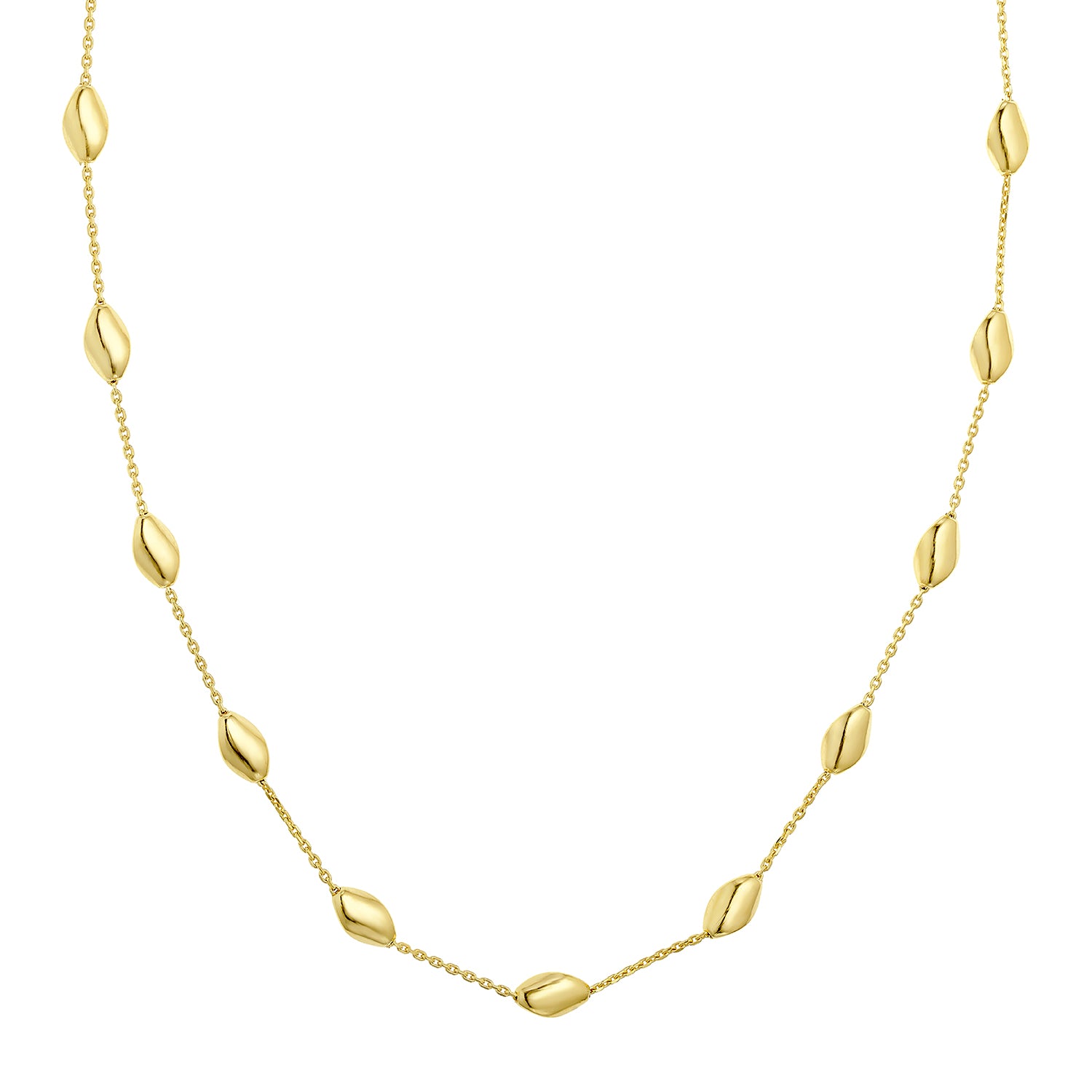 Κολιέ Skin από επιχρυσωμένο ασήμι 925°