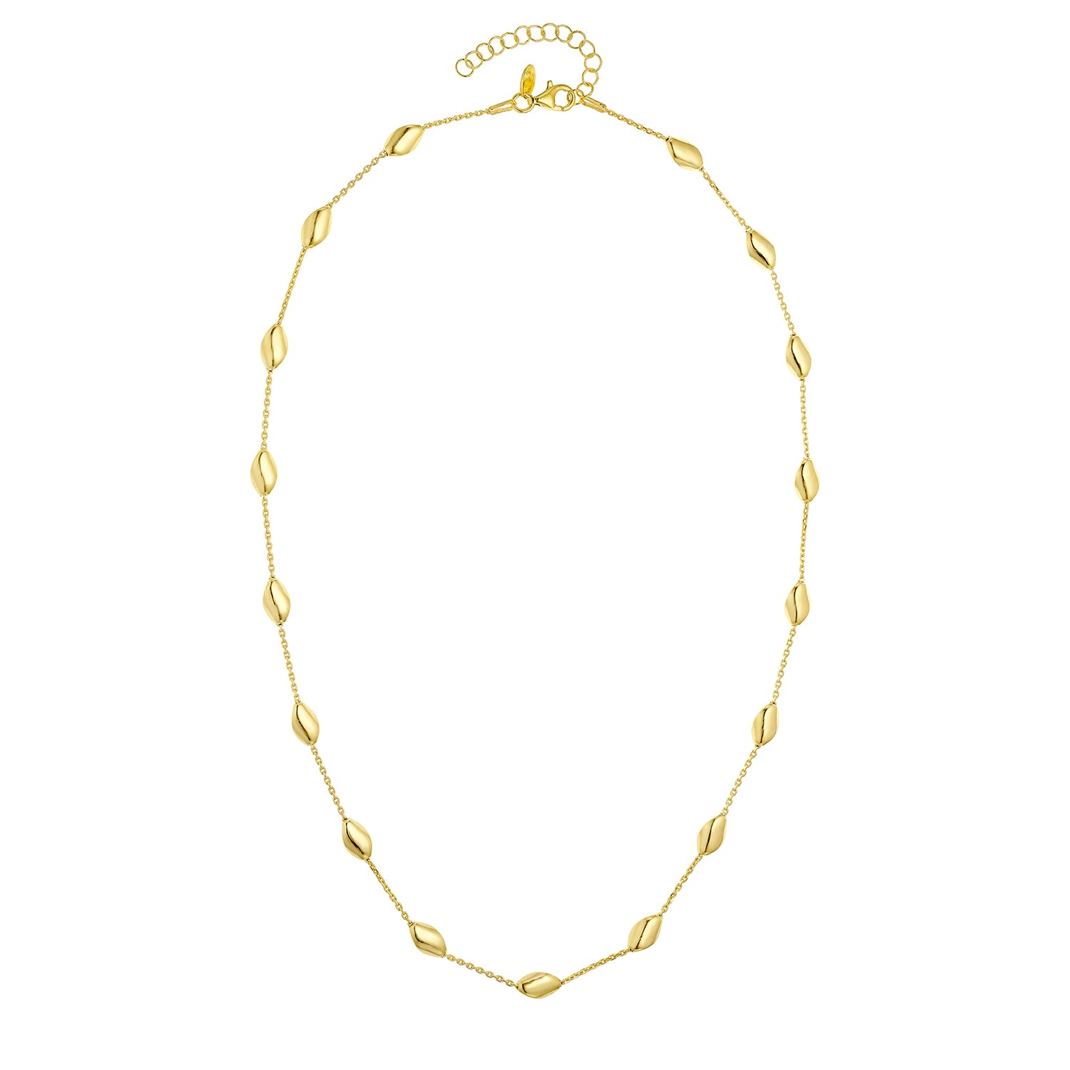 Κολιέ Skin από επιχρυσωμένο ασήμι 925°