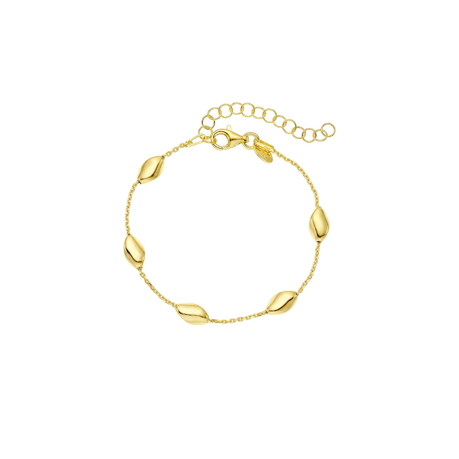 Βραχιόλι Skin από επιχρυσωμένο ασήμι 925° Εικόνα 1