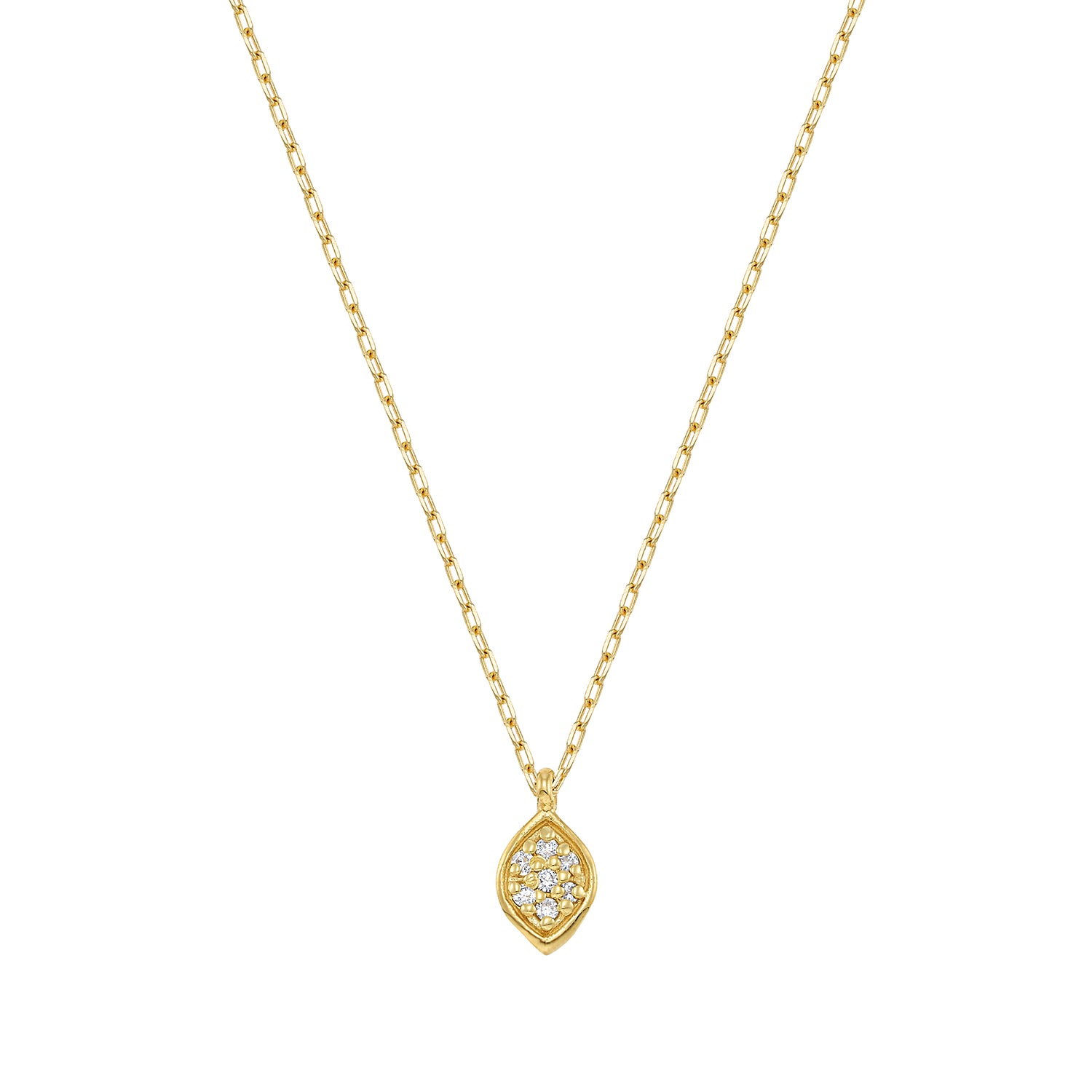Κολιέ Diamonds από χρυσό 18K με διαμάντια μπριγιάν Εικόνα 1