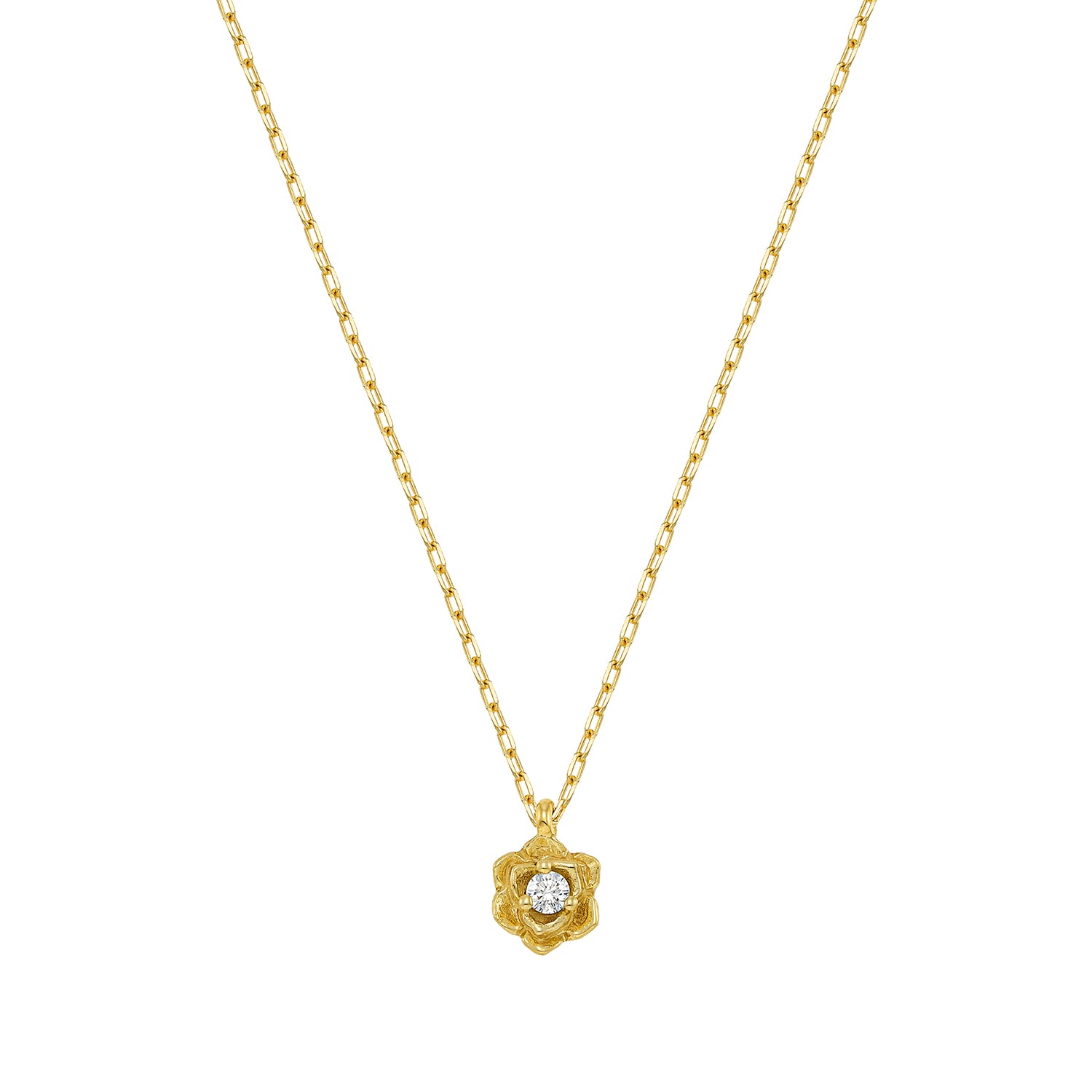 Κολιέ Diamonds από χρυσό 18K με διαμάντια μπριγιάν Εικόνα 1