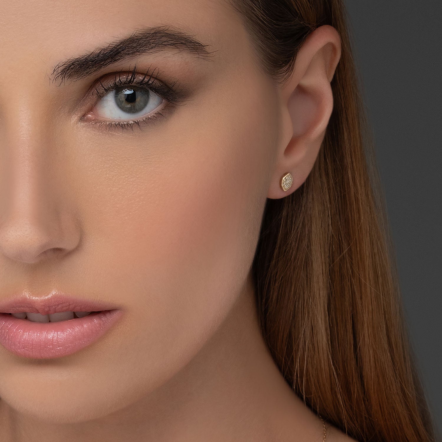 Σκουλαρίκια Diamonds από χρυσό 18K με διαμάντια μπριγιάν Εικόνα 2