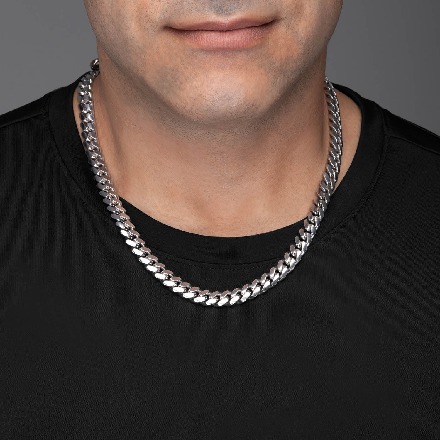 Αλυσίδα από επιροδιωμένο ασήμι 925° Εικόνα 2