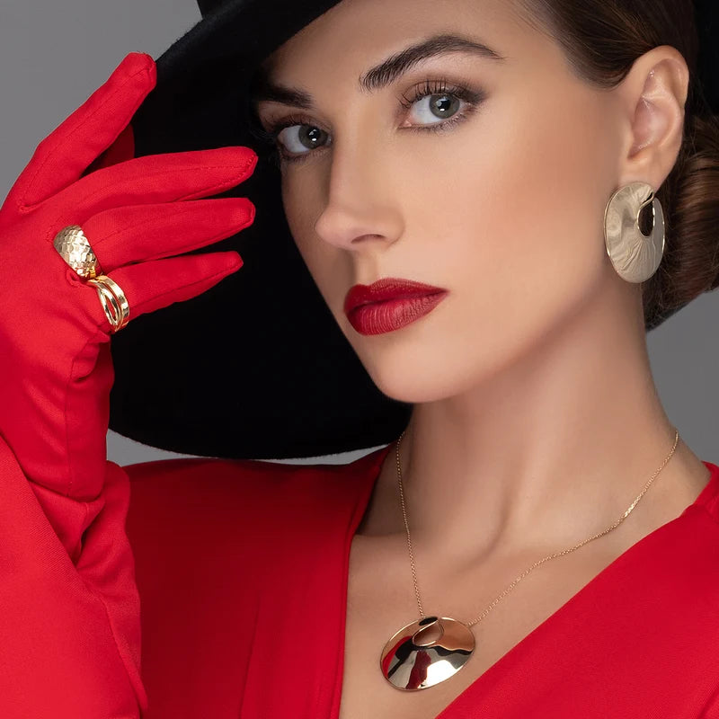 Σκουλαρίκια Aurum από χρυσό 18K