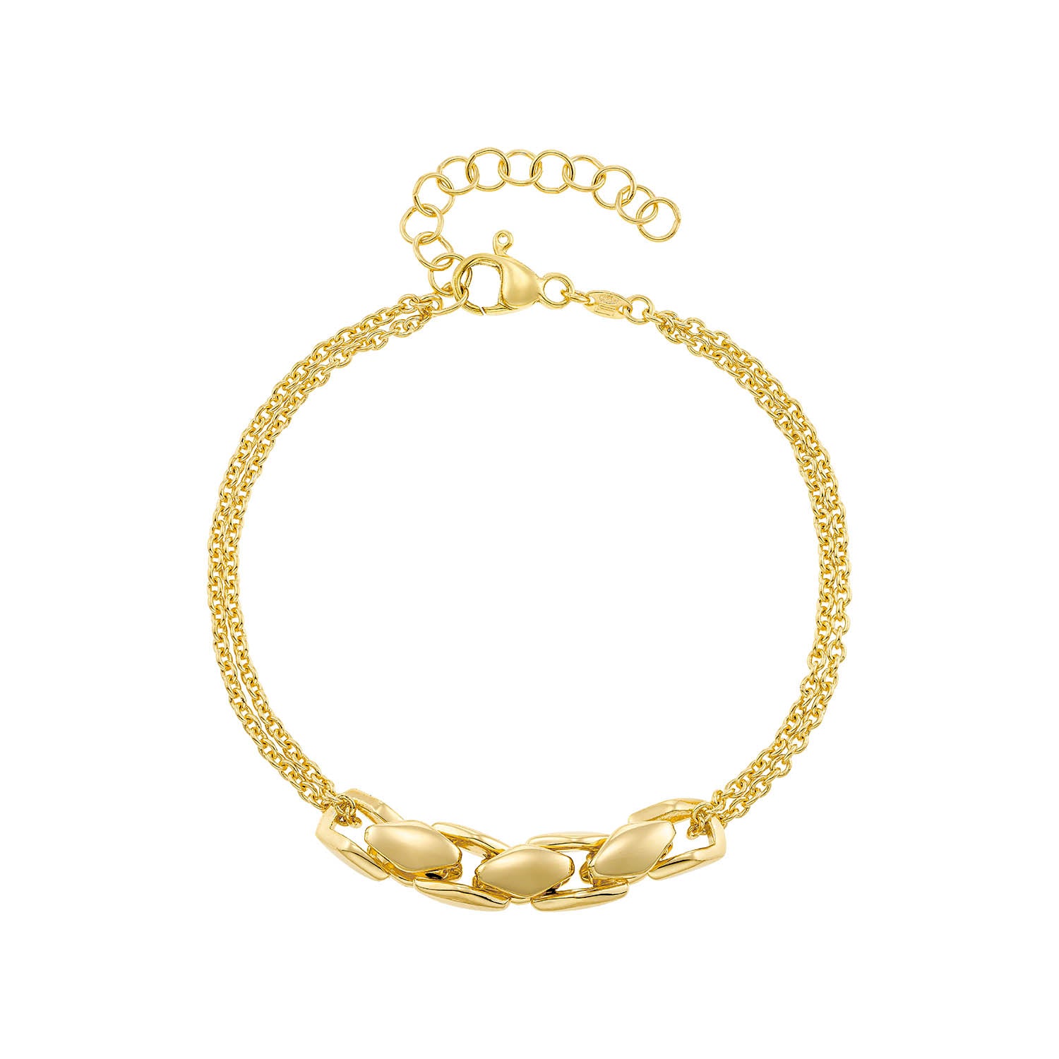 Βραχιόλι Skin από επιχρυσωμένο ασήμι 925° Εικόνα 1