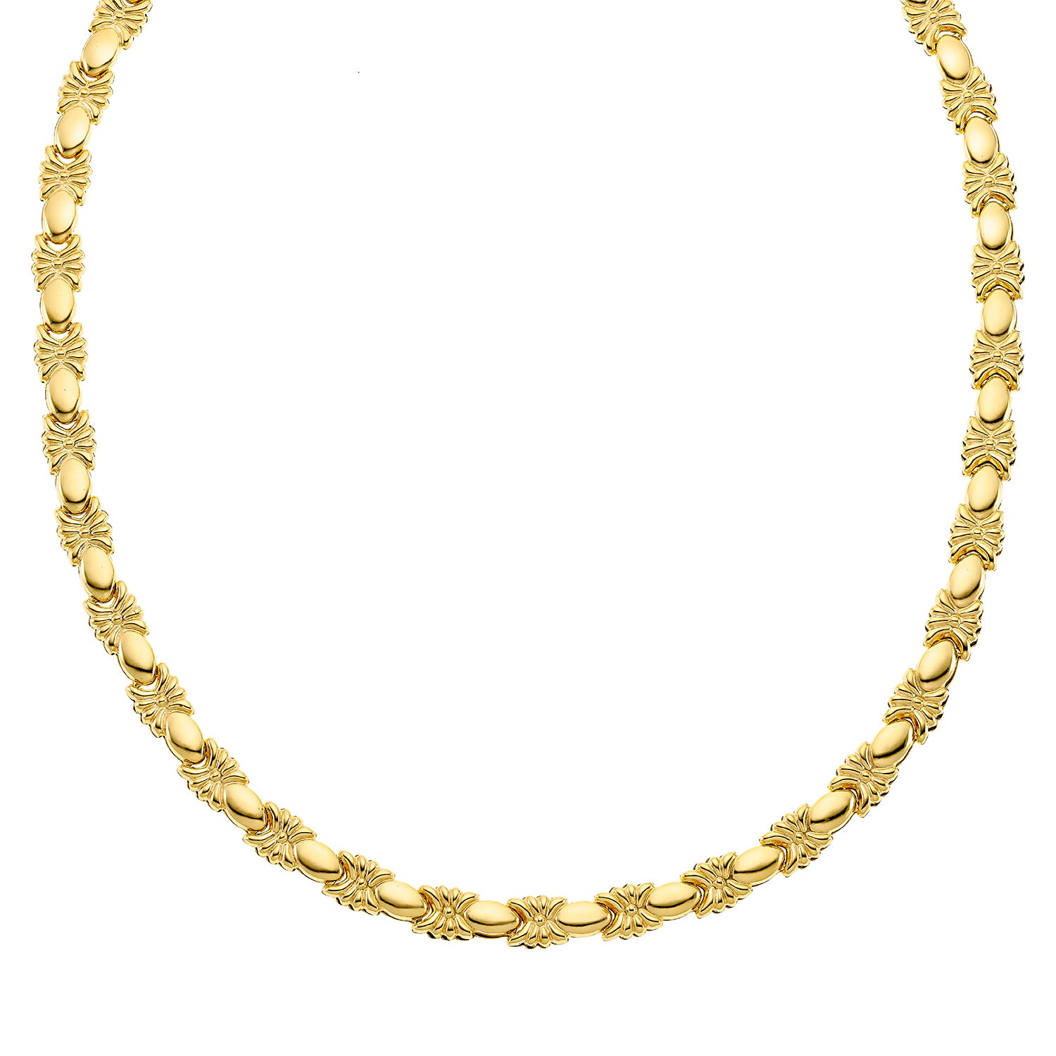 Κολιέ Skin από επιχρυσωμένο ασήμι 925° Εικόνα 1