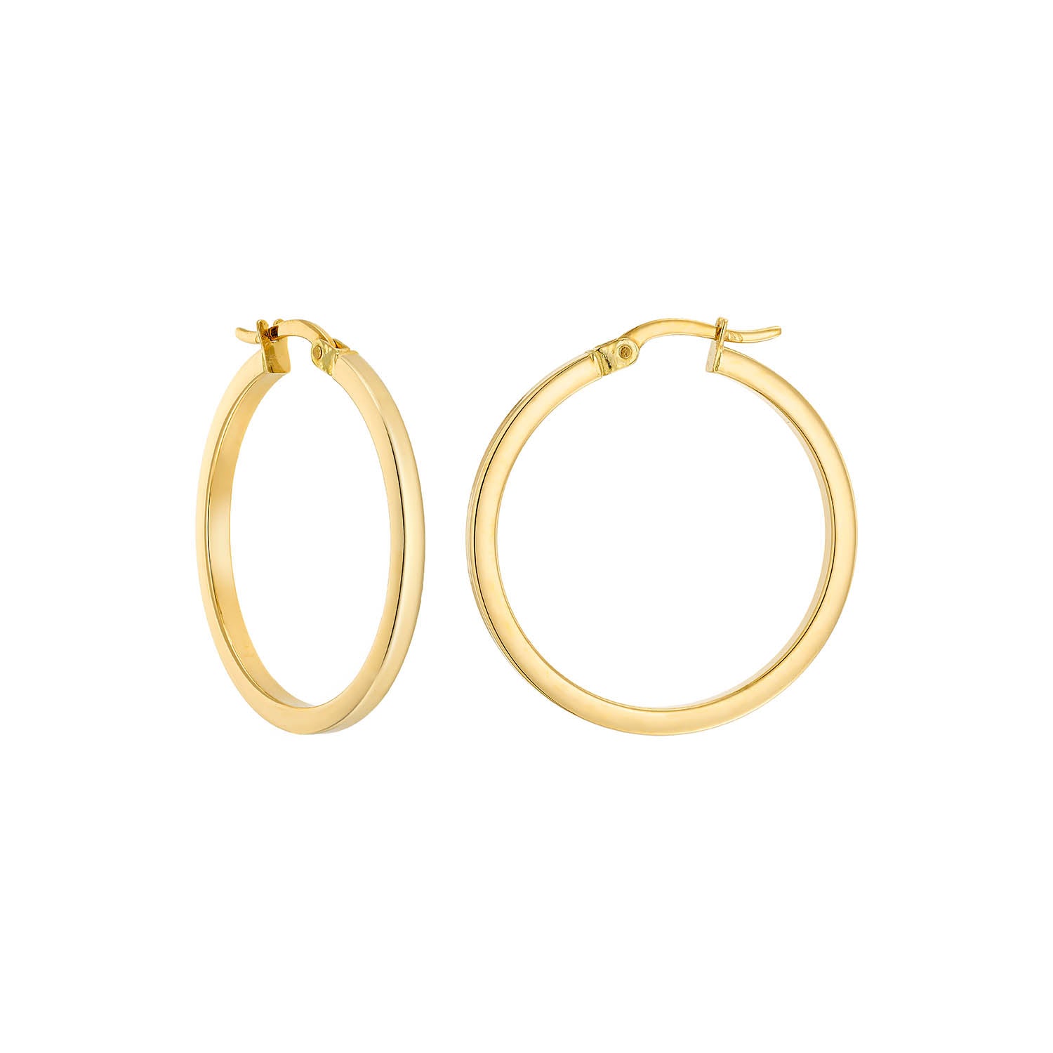 Σκουλαρίκια κρίκοι Aurum από χρυσό 18K Εικόνα 1