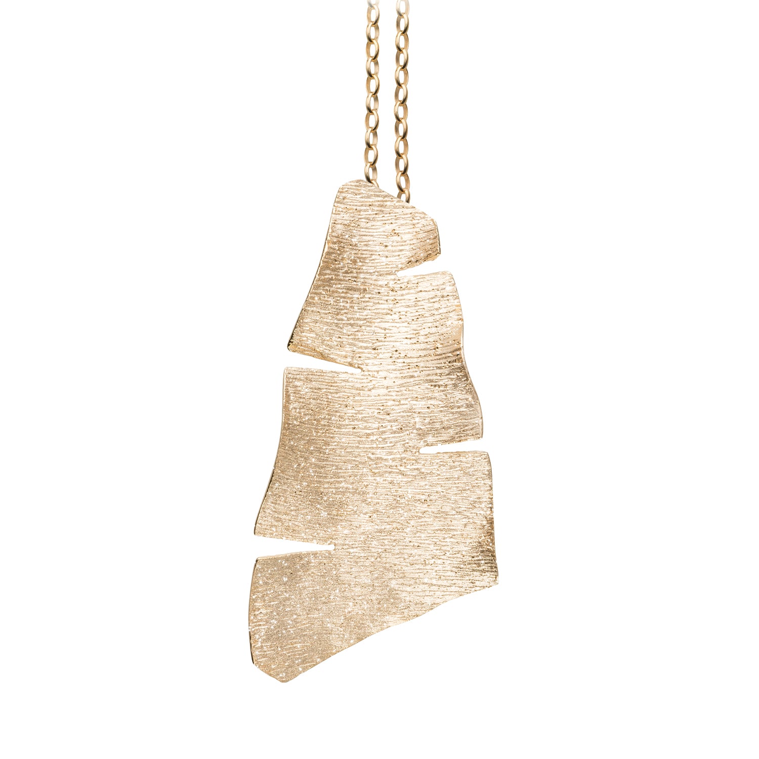 Κολιέ Terra από επιχρυσωμένο ασήμι 925° Εικόνα 1