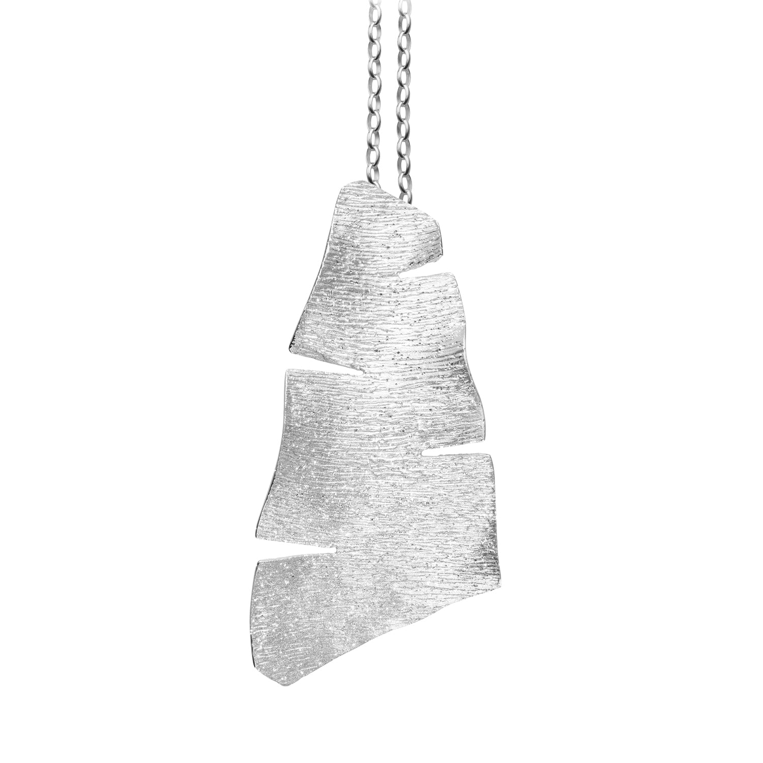 Κολιέ Terra από επιροδιωμένο ασήμι 925° Εικόνα 1