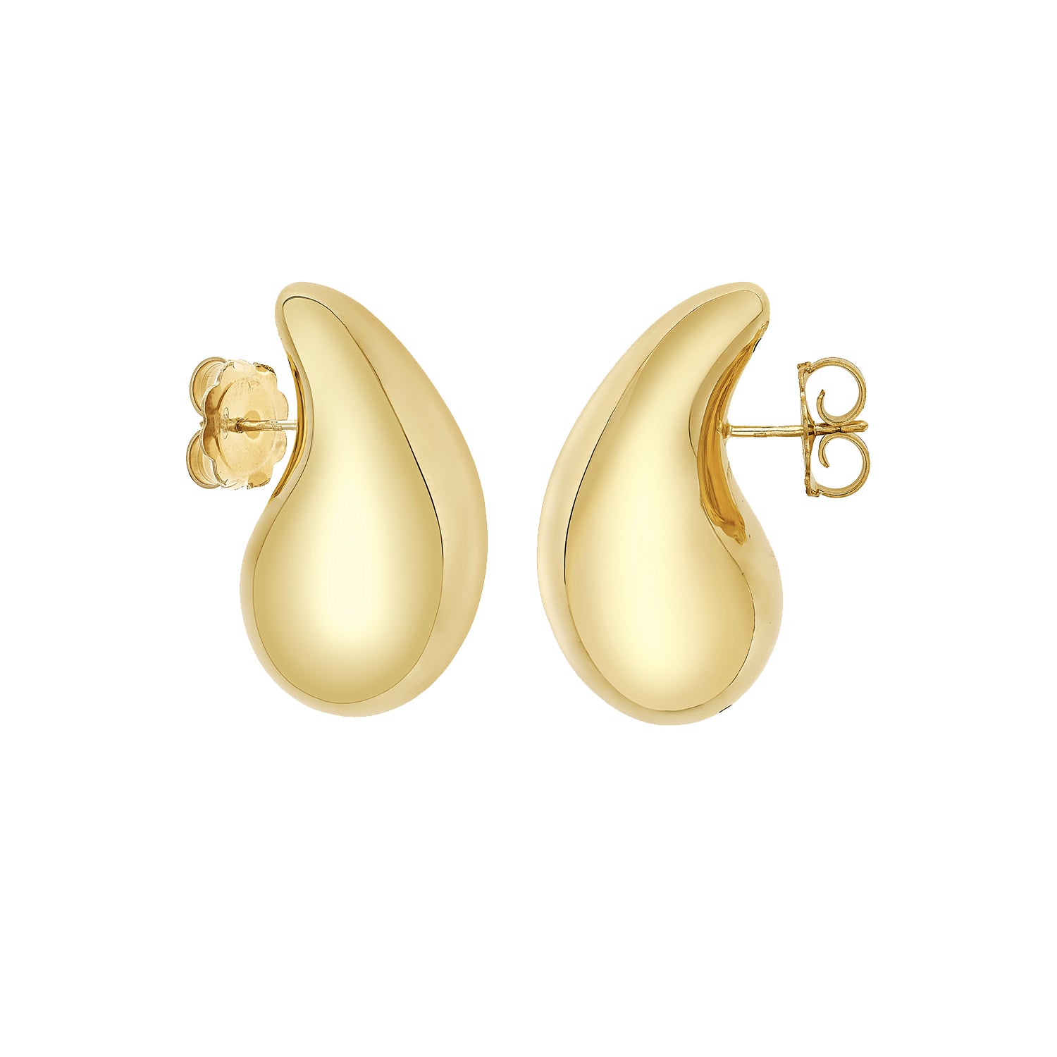 Σκουλαρίκια Reflections από επιχρυσωμένο ασήμι 925° Εικόνα 1