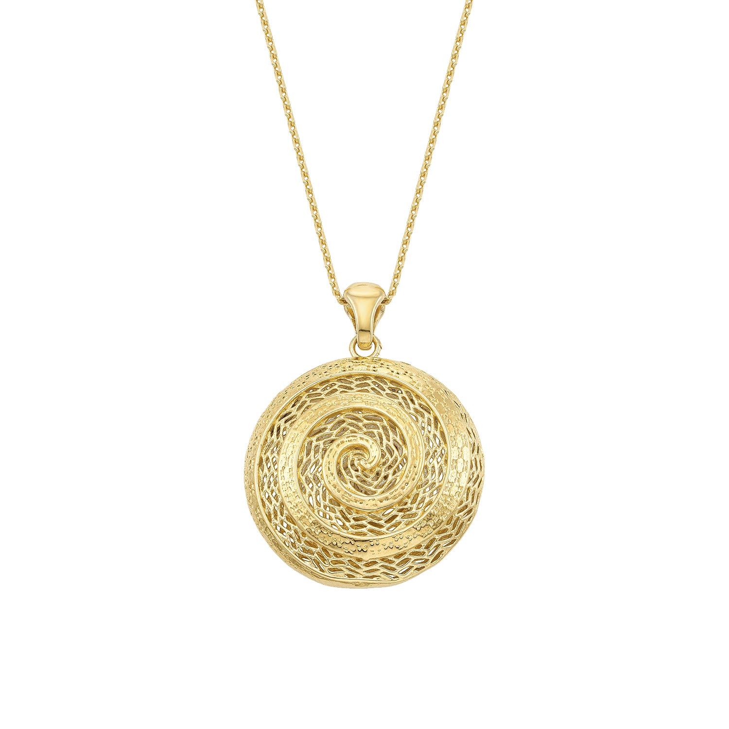 Κολιέ Artisanal από επιχρυσωμένο ασήμι 925° Εικόνα 1