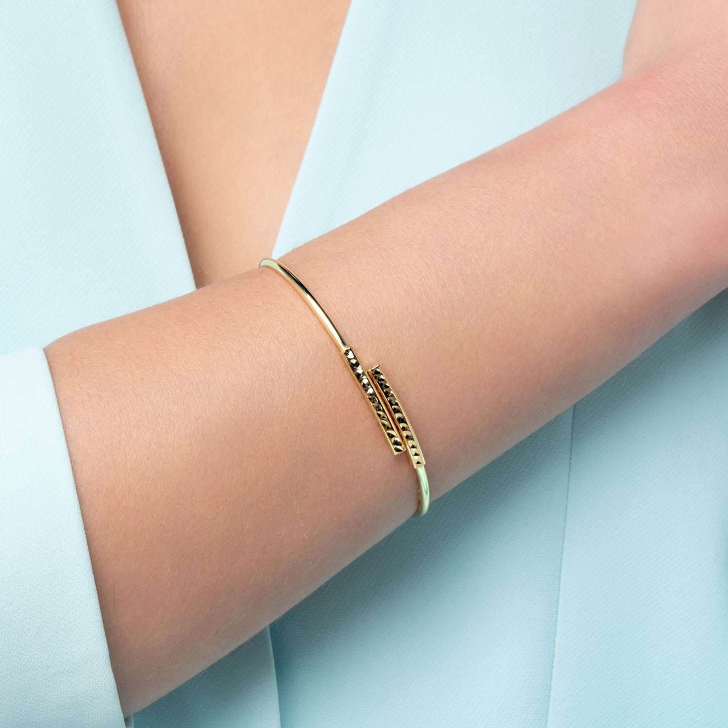 Βραχιόλι Reflections από επιχρυσωμένο ασήμι 925° Εικόνα 2