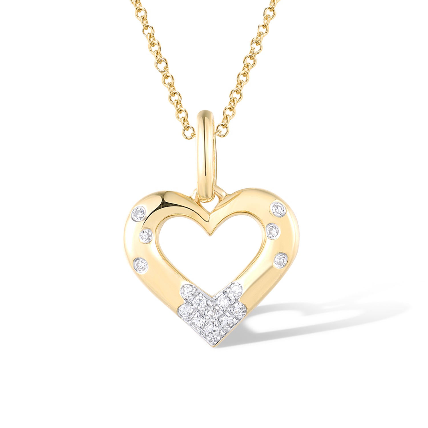 Μενταγιόν LiLaLove από χρυσό 18K με διαμάντια μπριγιάν Εικόνα 1