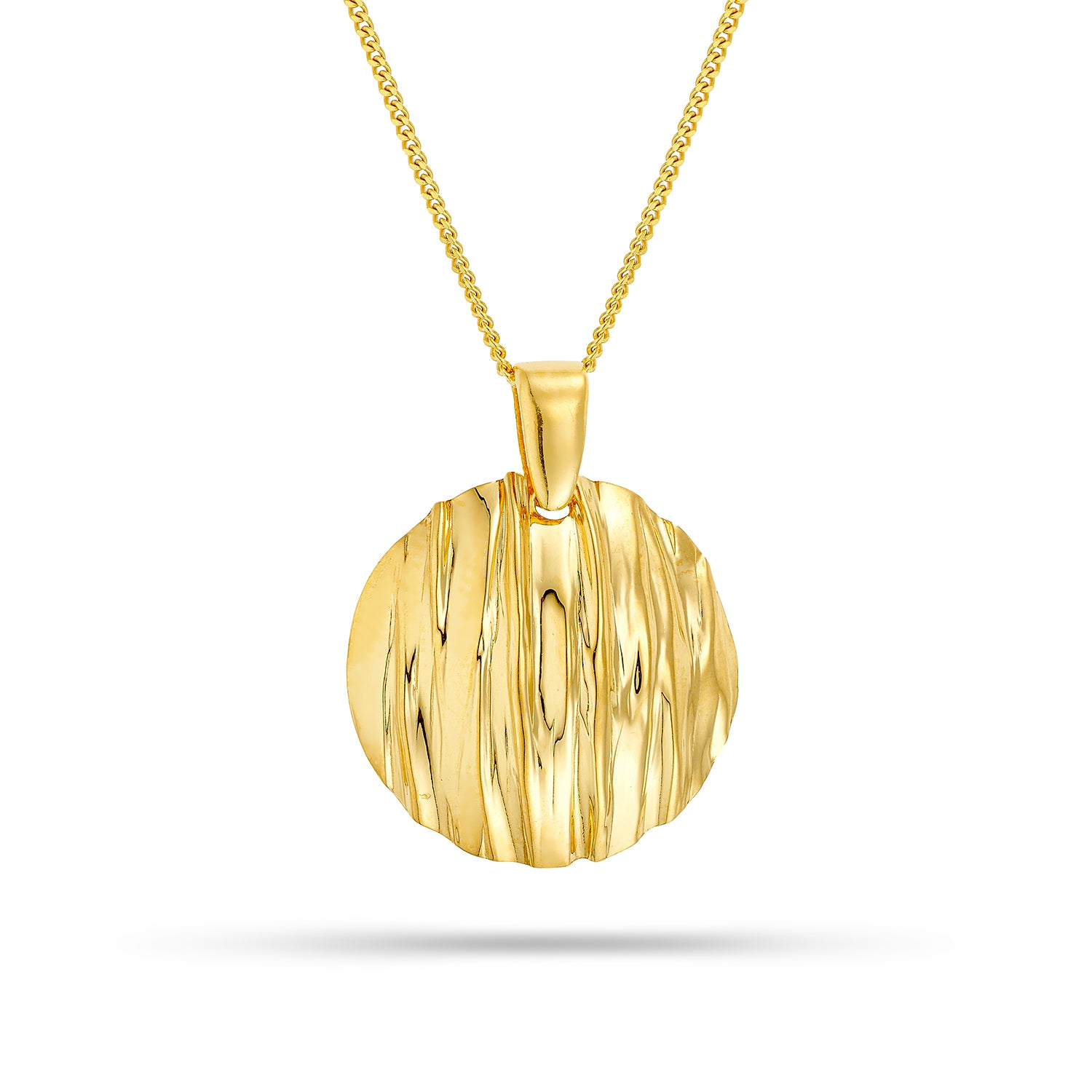 Κολιέ Reflections από επιχρυσωμένο ασήμι 925° Εικόνα 1