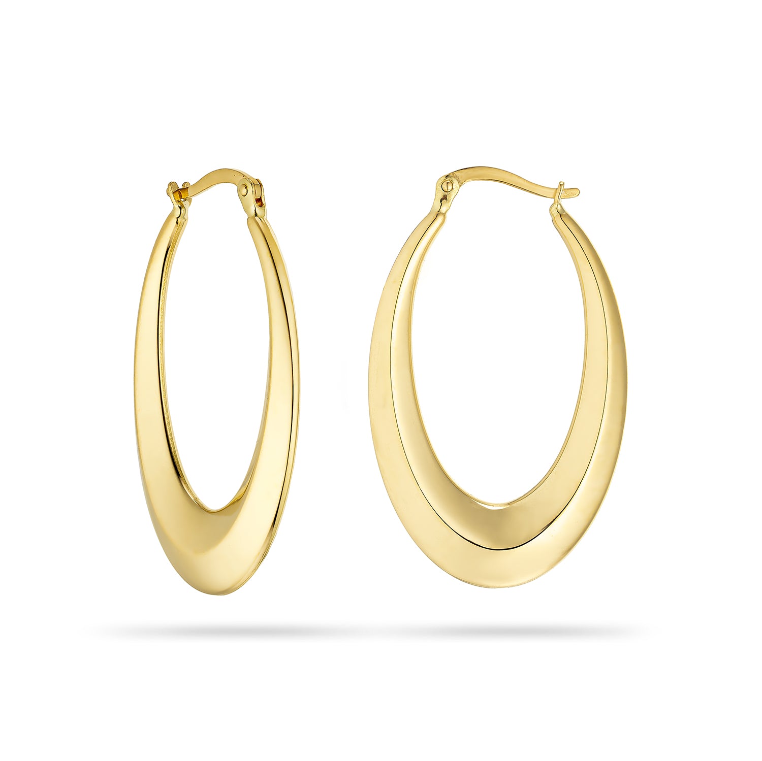 Σκουλαρίκια κρίκοι Aurum από χρυσό 18K Εικόνα 1