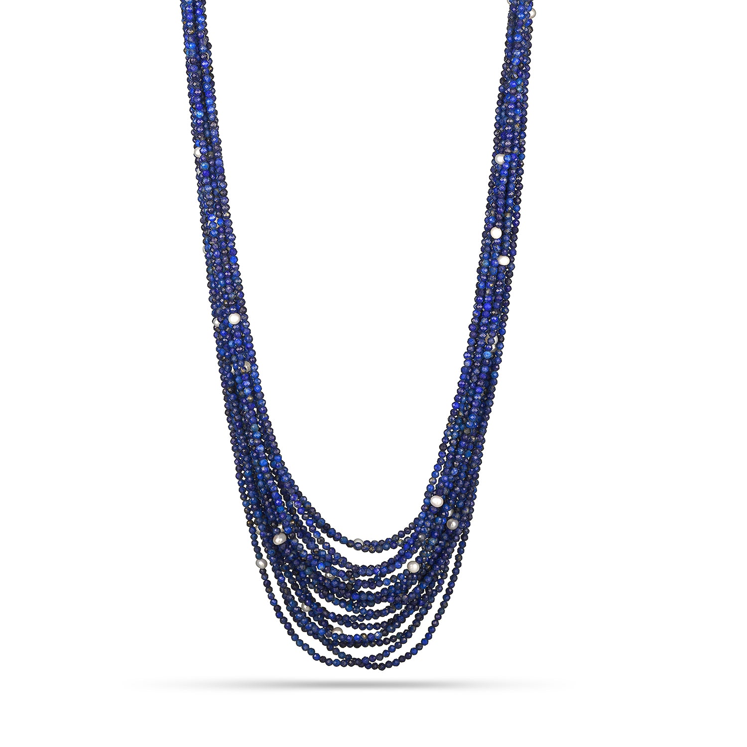 Κολιέ Rio από λάπιs λάζουλι και fresh water pearls Εικόνα 2