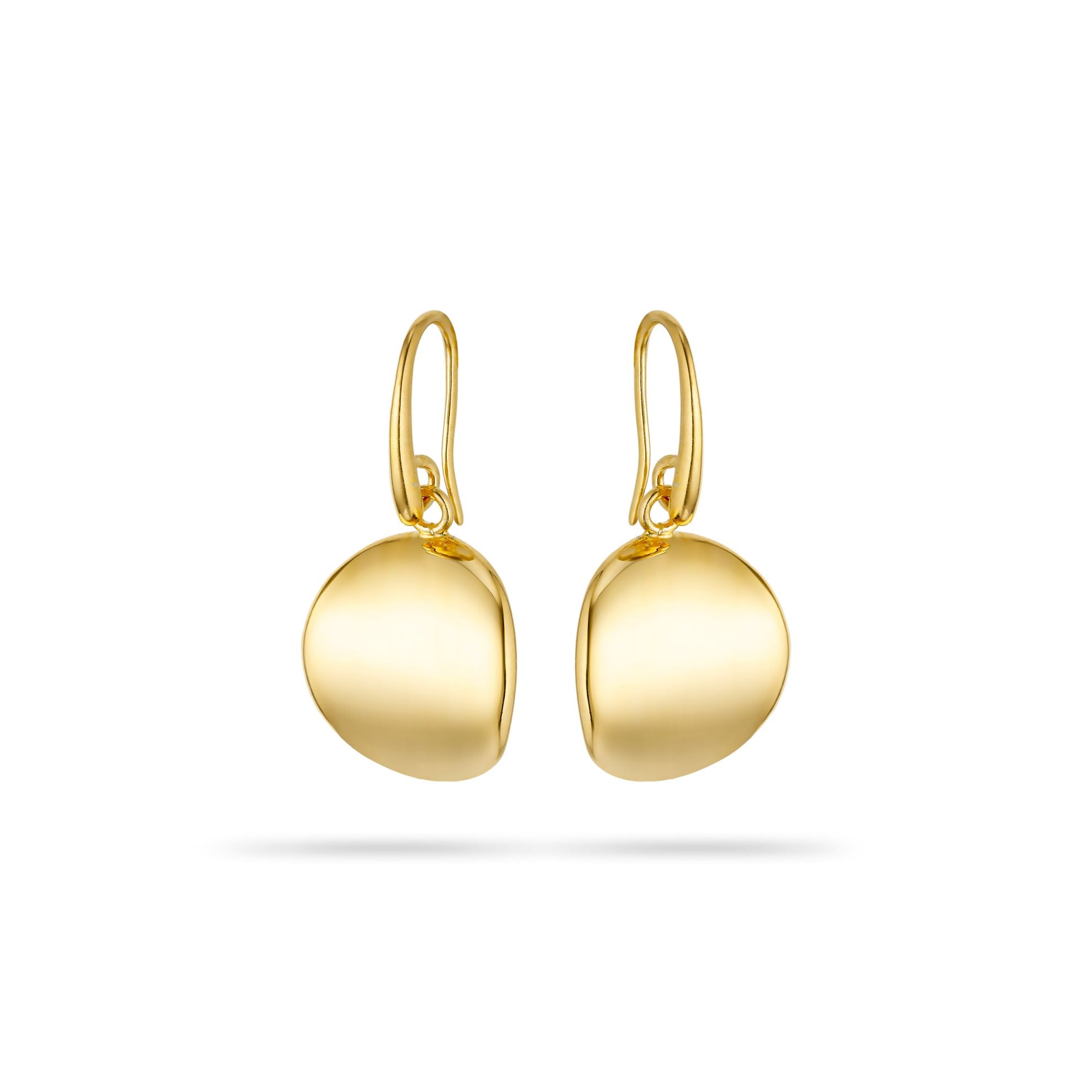 Σκουλαρίκια Reflections από επιχρυσωμένο ασήμι 925° Εικόνα 1