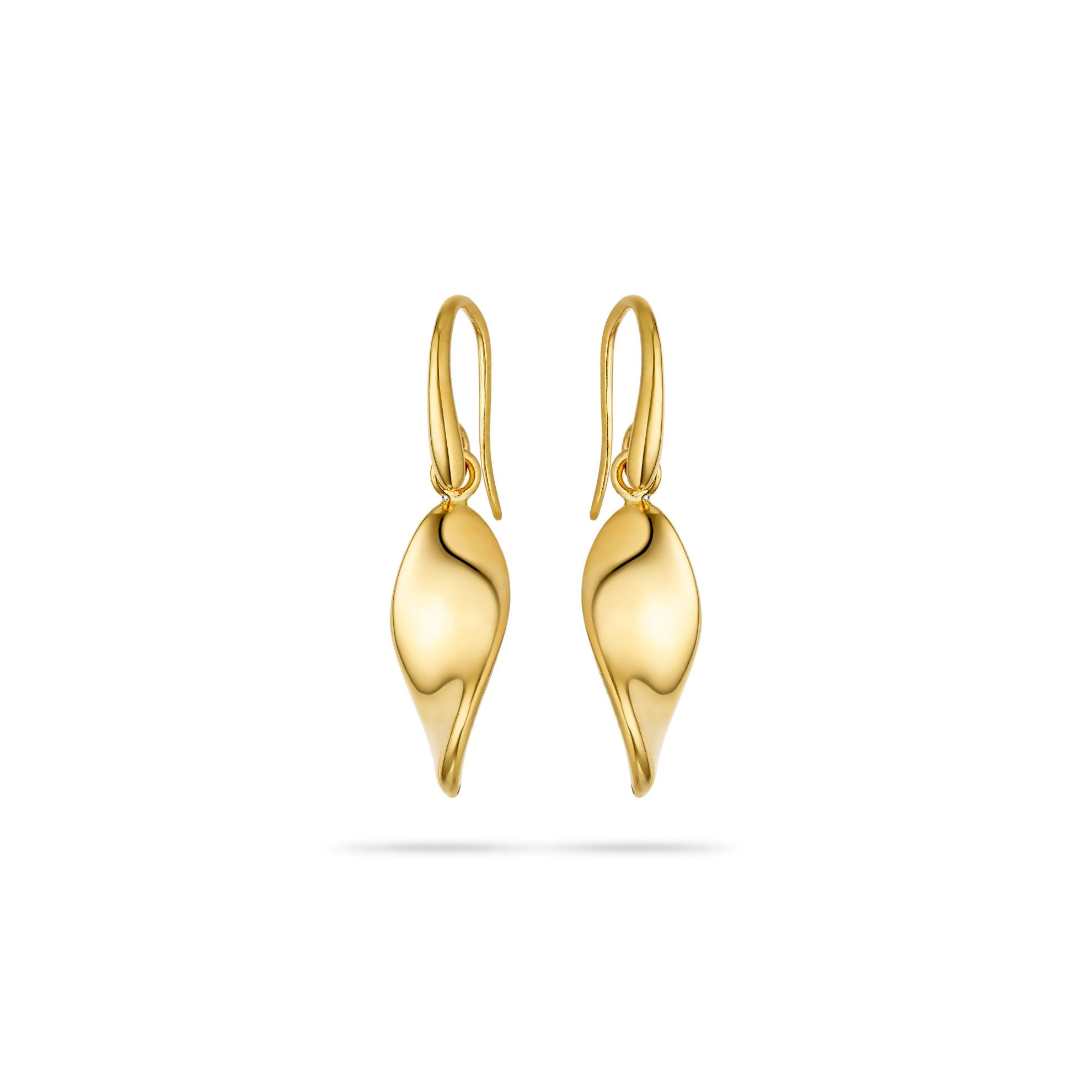 Σκουλαρίκια Reflections από επιχρυσωμένο ασήμι 925° Εικόνα 1