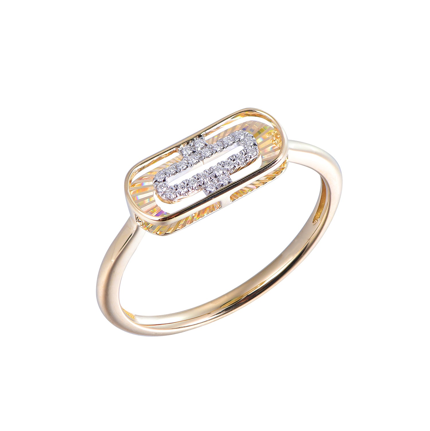 Δαχτυλίδι Diamonds από χρυσό 18K με διαμάντια μπριγιάν Εικόνα 1