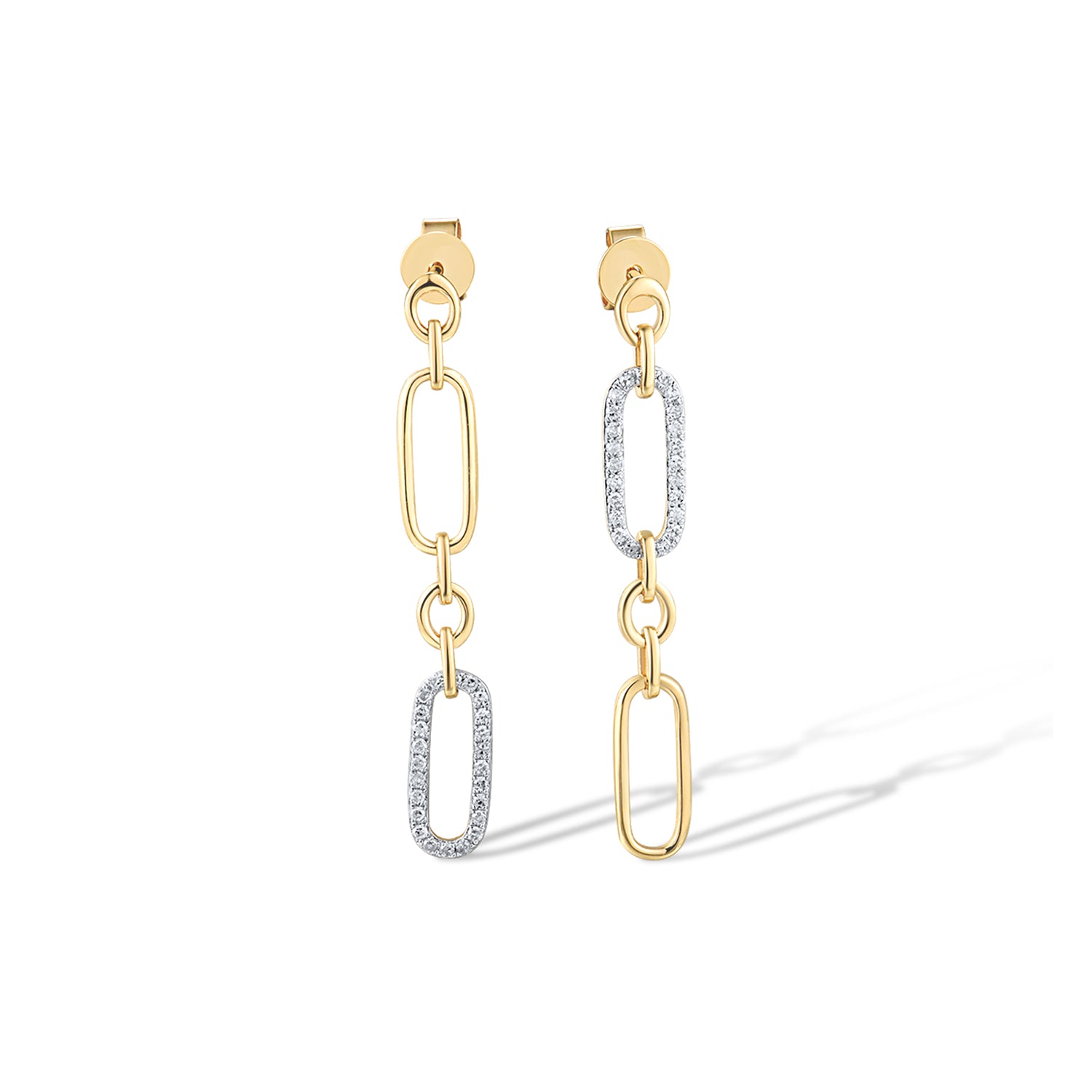 Σκουλαρίκια Diamonds από χρυσό 18K Εικόνα 1