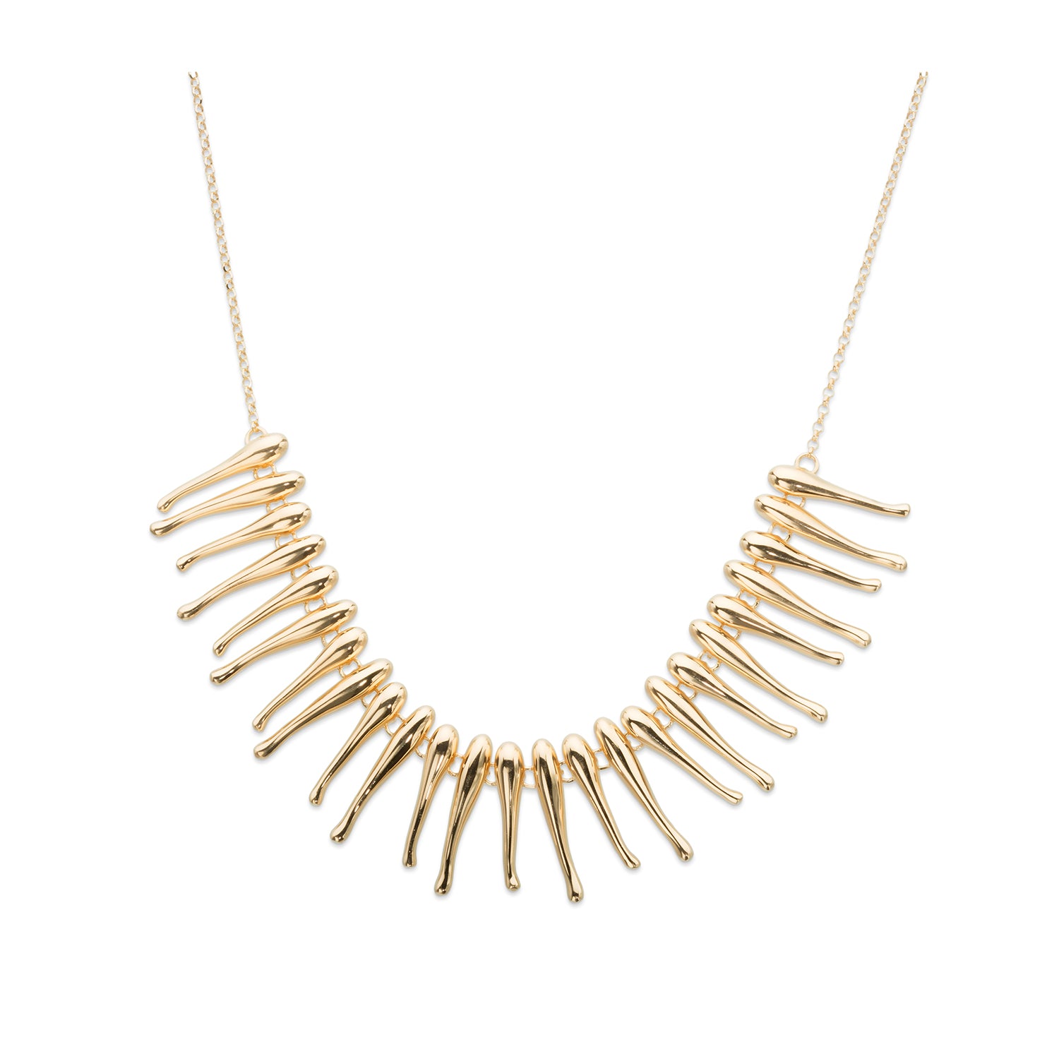 Κολιέ Terra από επιχρυσωμένο ασήμι 925° Εικόνα 1