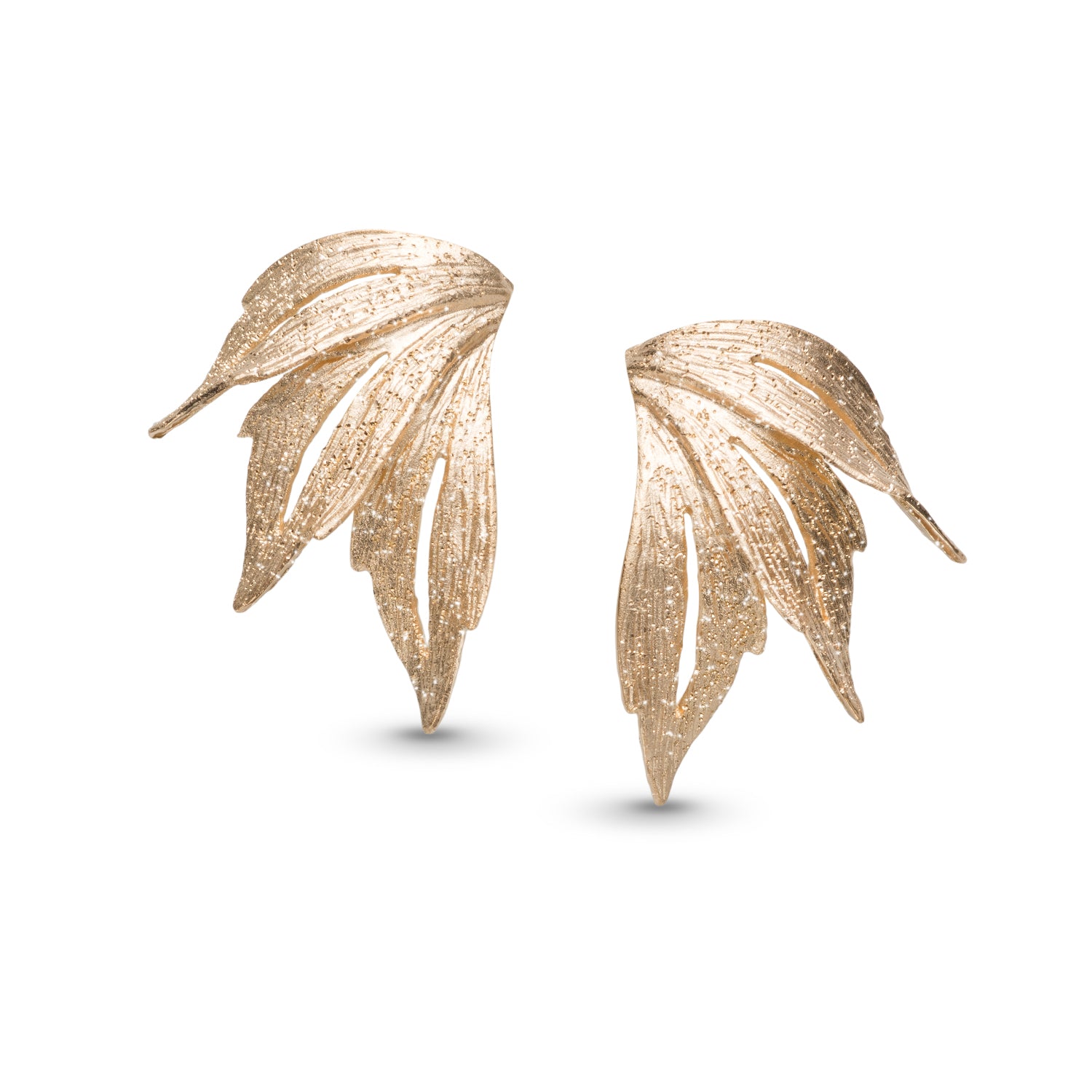 Σκουλαρίκια Terra από επιχρυσωμένο ασήμι 925° Εικόνα 1