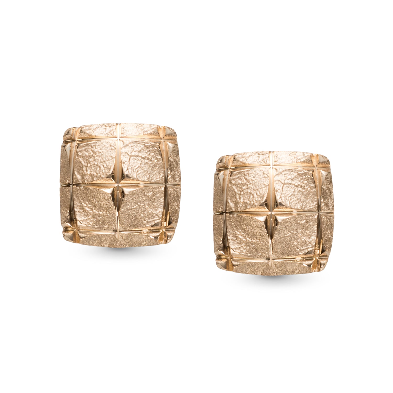 Σκουλαρίκια Terra από επιχρυσωμένο ασήμι 925° Εικόνα 1