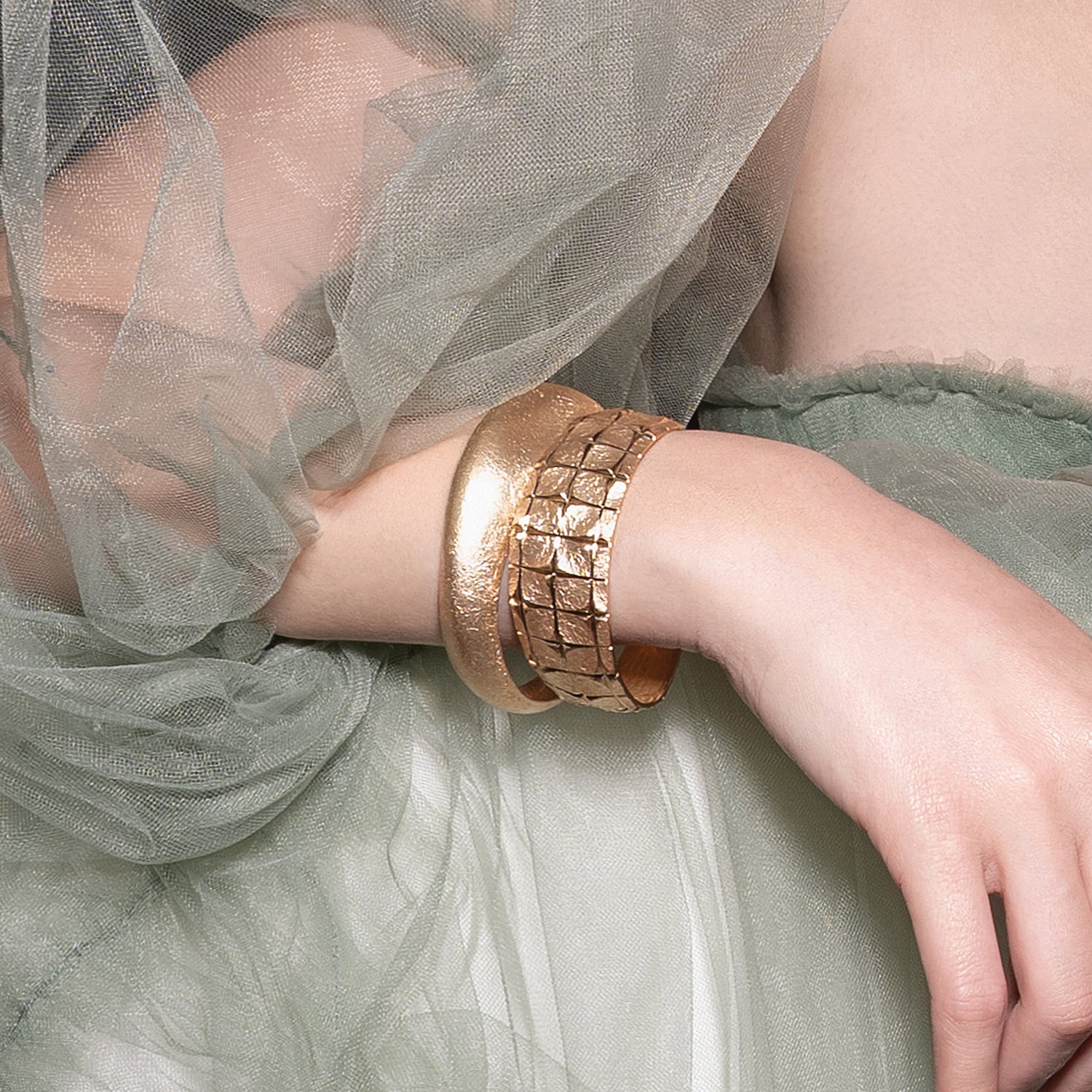 Βραχιόλι Terra σταθερό από επιχρυσωμένο ασήμι 925° Εικόνα 2