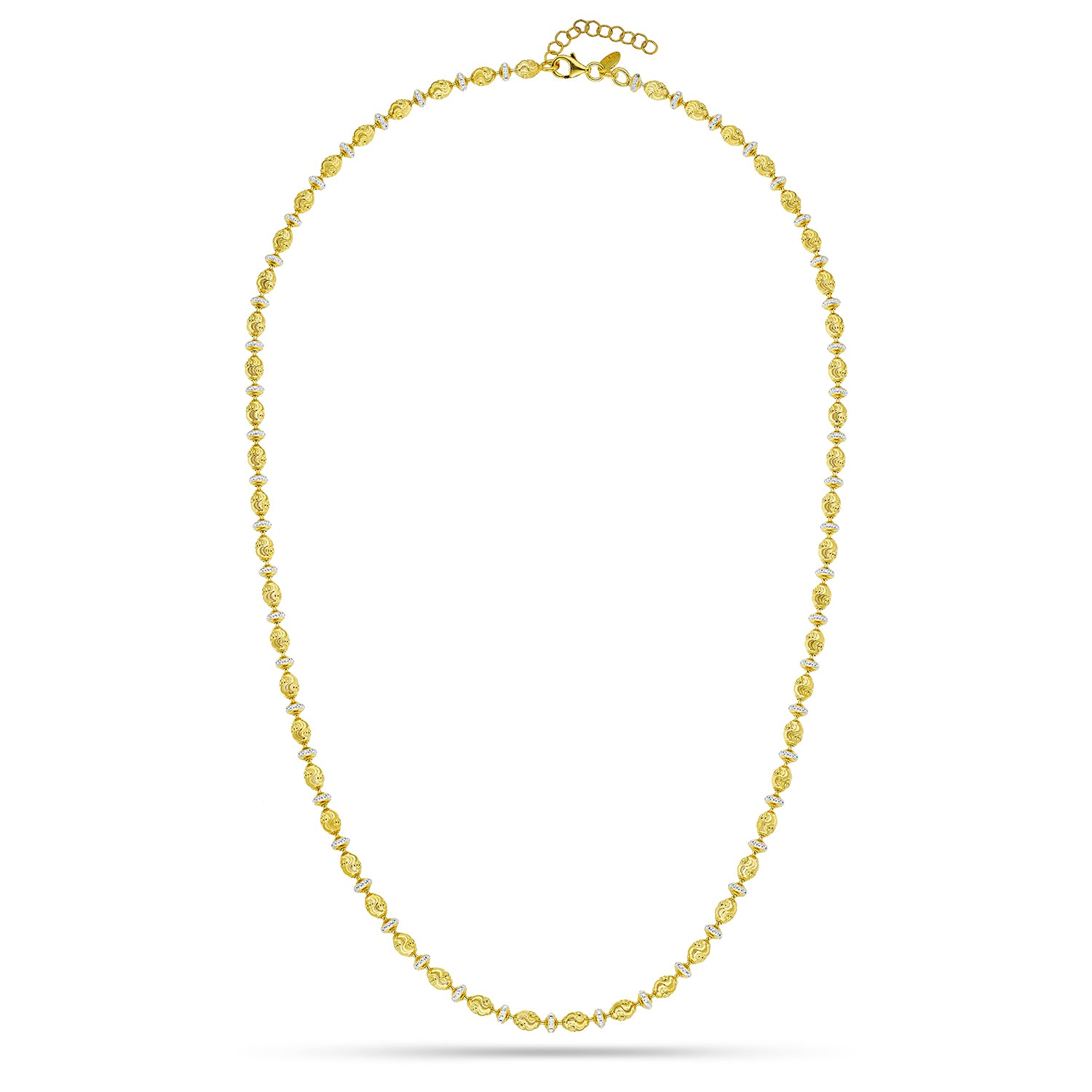 Κολιέ Skin από επιχρυσωμένο ασήμι 925° Εικόνα 1