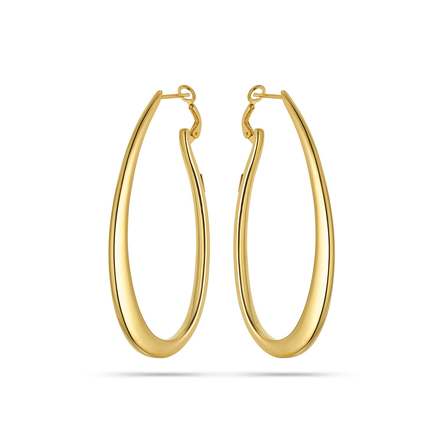 Σκουλαρίκια κρίκοι Aurum από χρυσό 18K Εικόνα 1