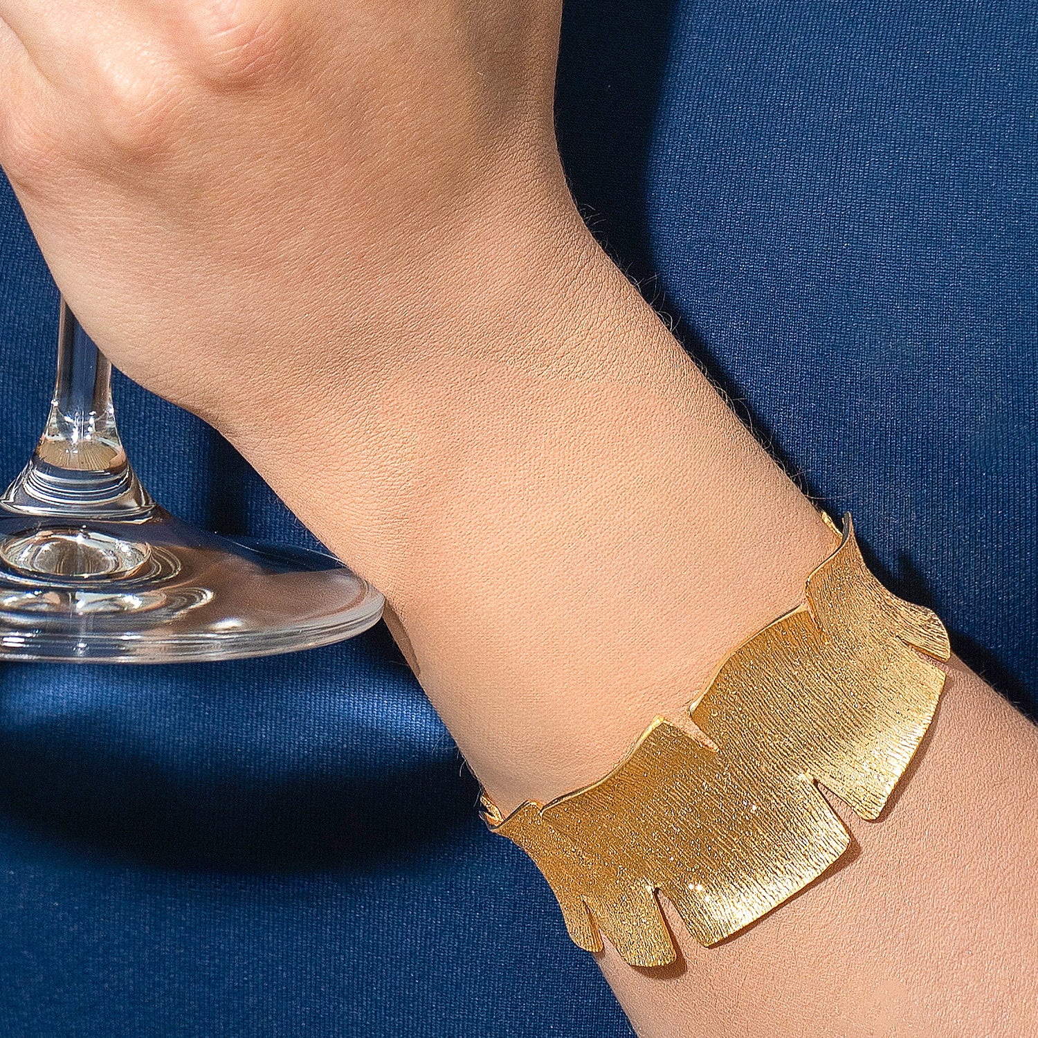 Βραχιόλι Terra σταθερό από επιχρυσωμένο ασήμι 925° Εικόνα 2