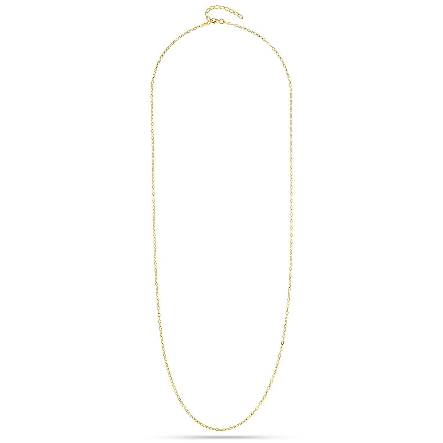 Αλυσίδα Skin από επιχρυσωμένο ασήμι 925° Εικόνα 1