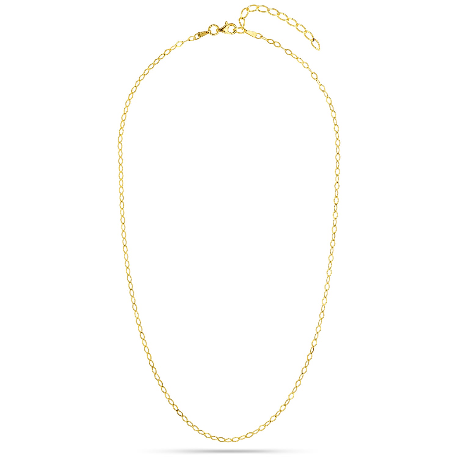 Αλυσίδα Skin από επιχρυσωμένο ασήμι 925° Εικόνα 1